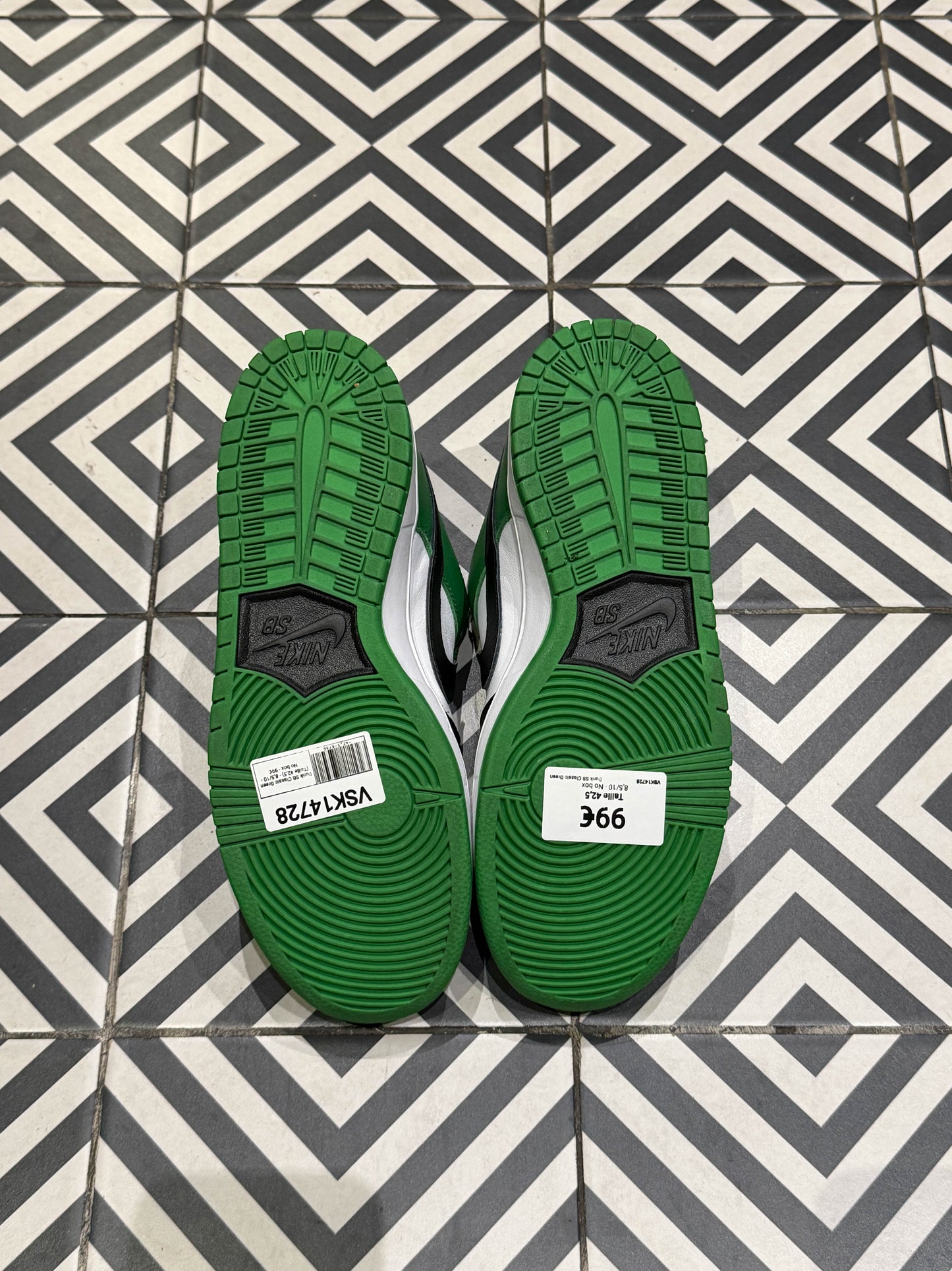 Dunk SB Classic Green (Taille 42,5)