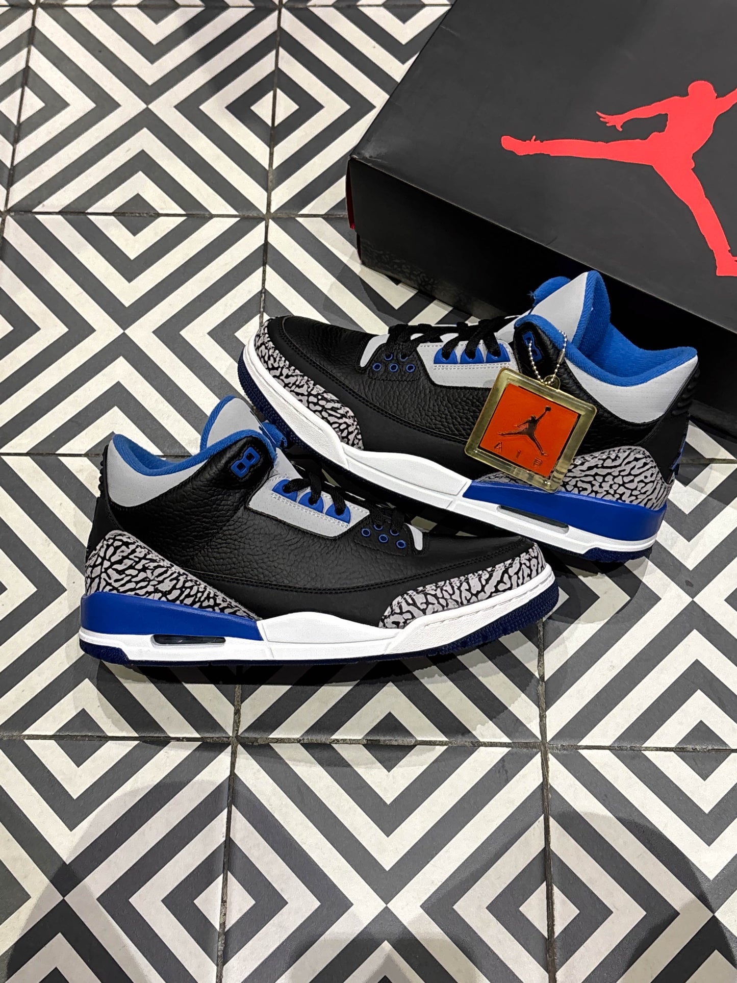 Jordan 3 Sport Blue (Taille 44,5)