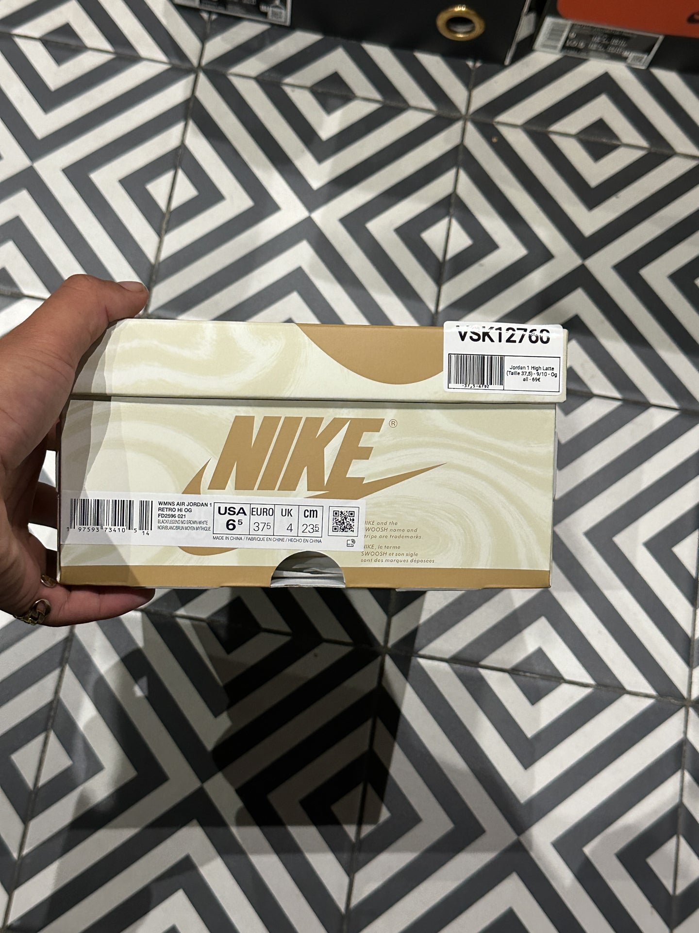 Jordan 1 High Latte (Taille 37,5)