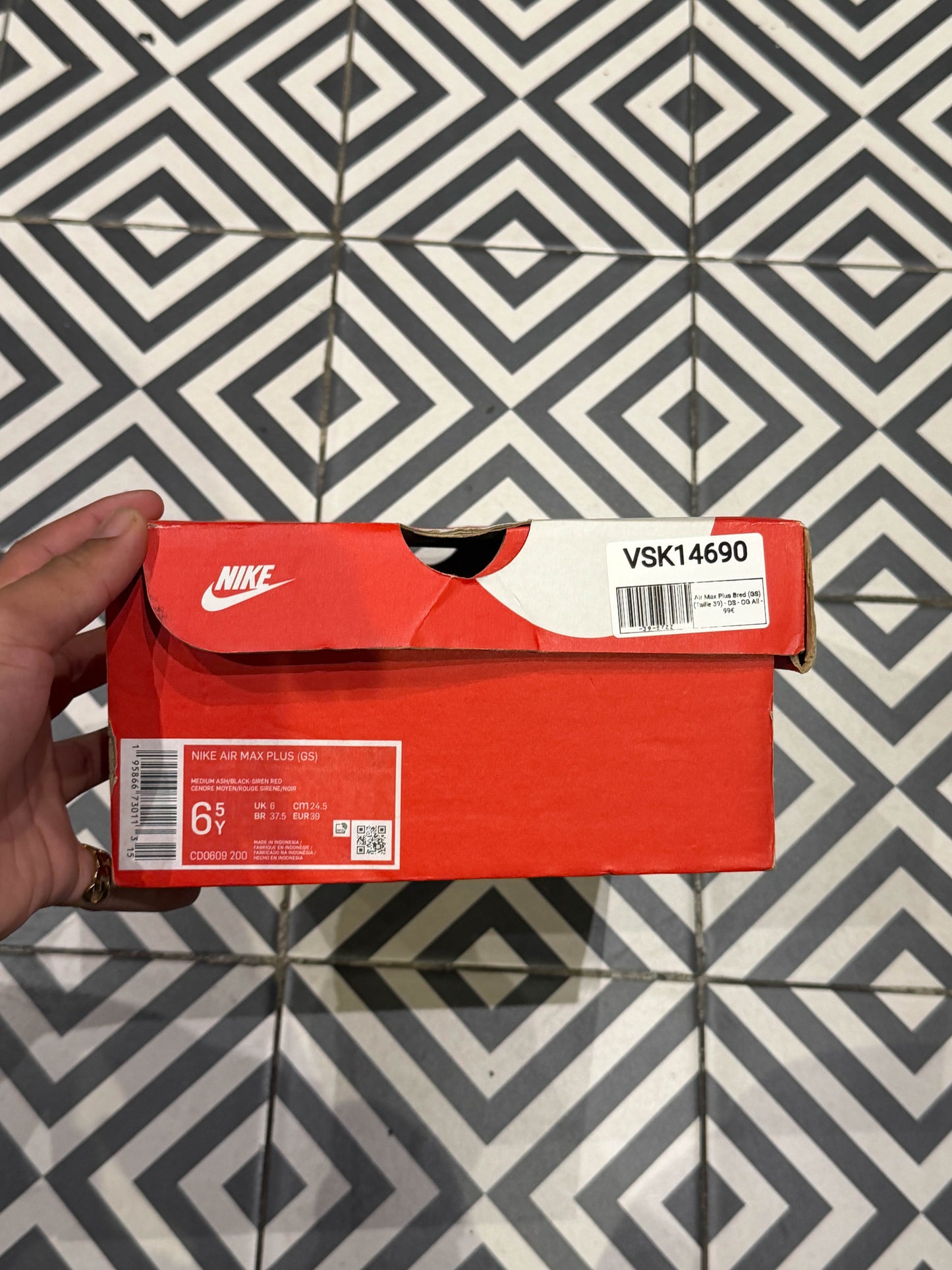 Air Max Plus Bred (GS) (Taille 39)