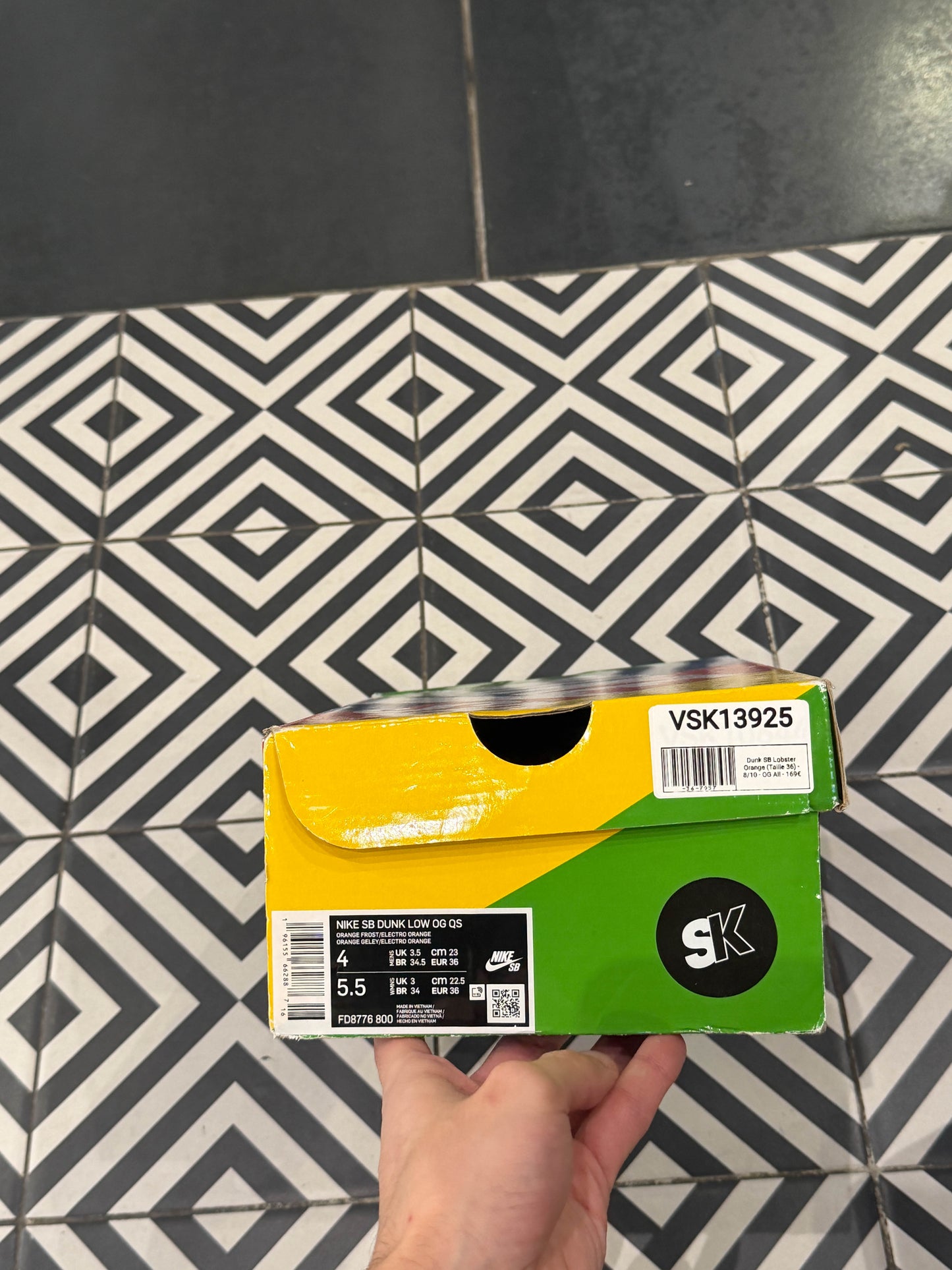Dunk SB Lobster Orange (Taille 36)