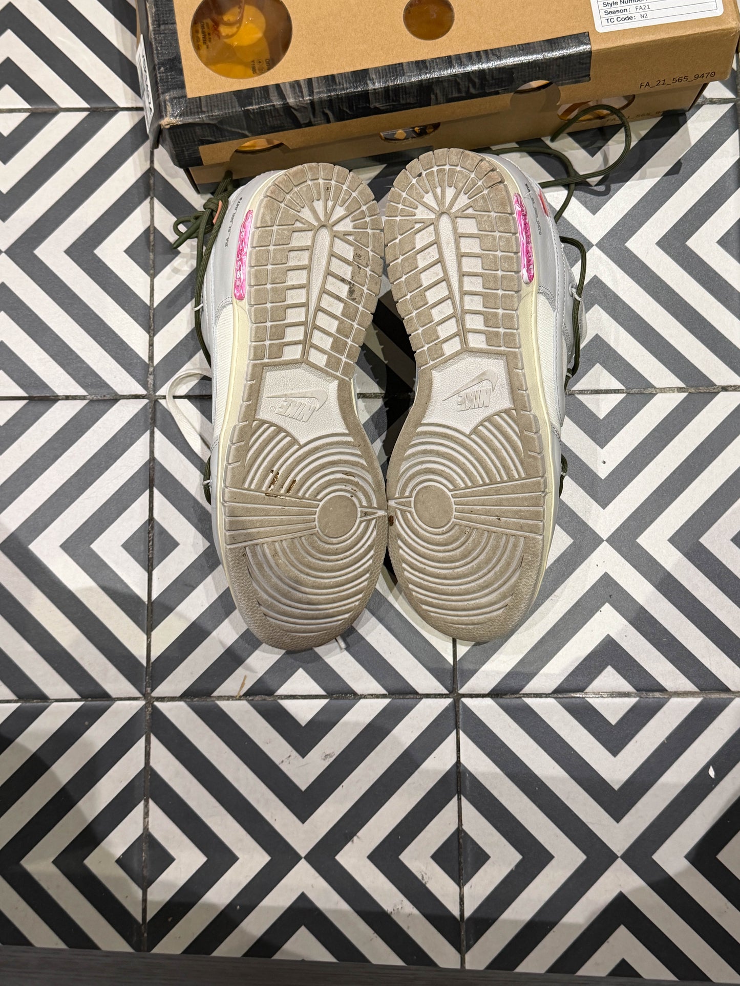 Dunk Low Off-White Lot 22/50 (Taille 44)