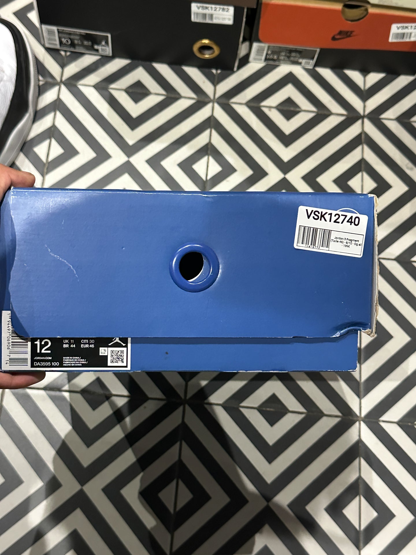 Jordan 3 Fragment (Taille 46)