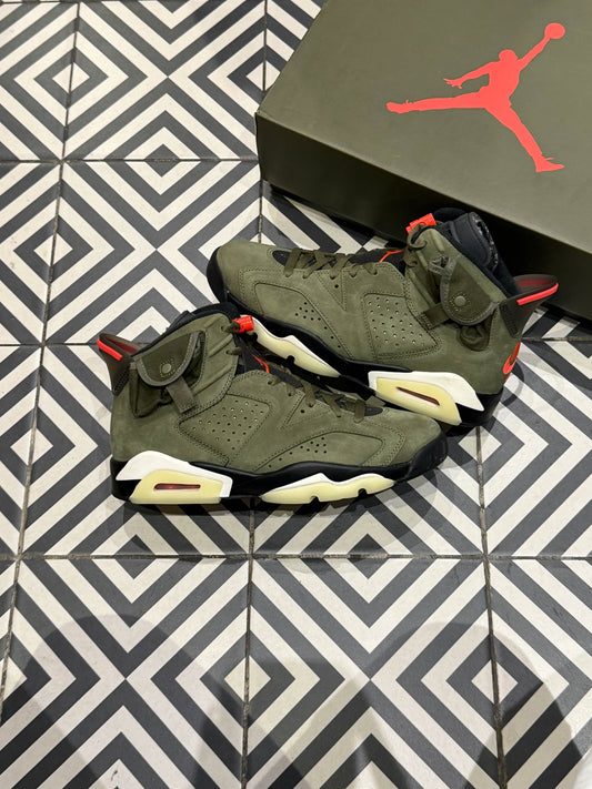 Jordan 6 Travis Scott Olive (Taille 41)