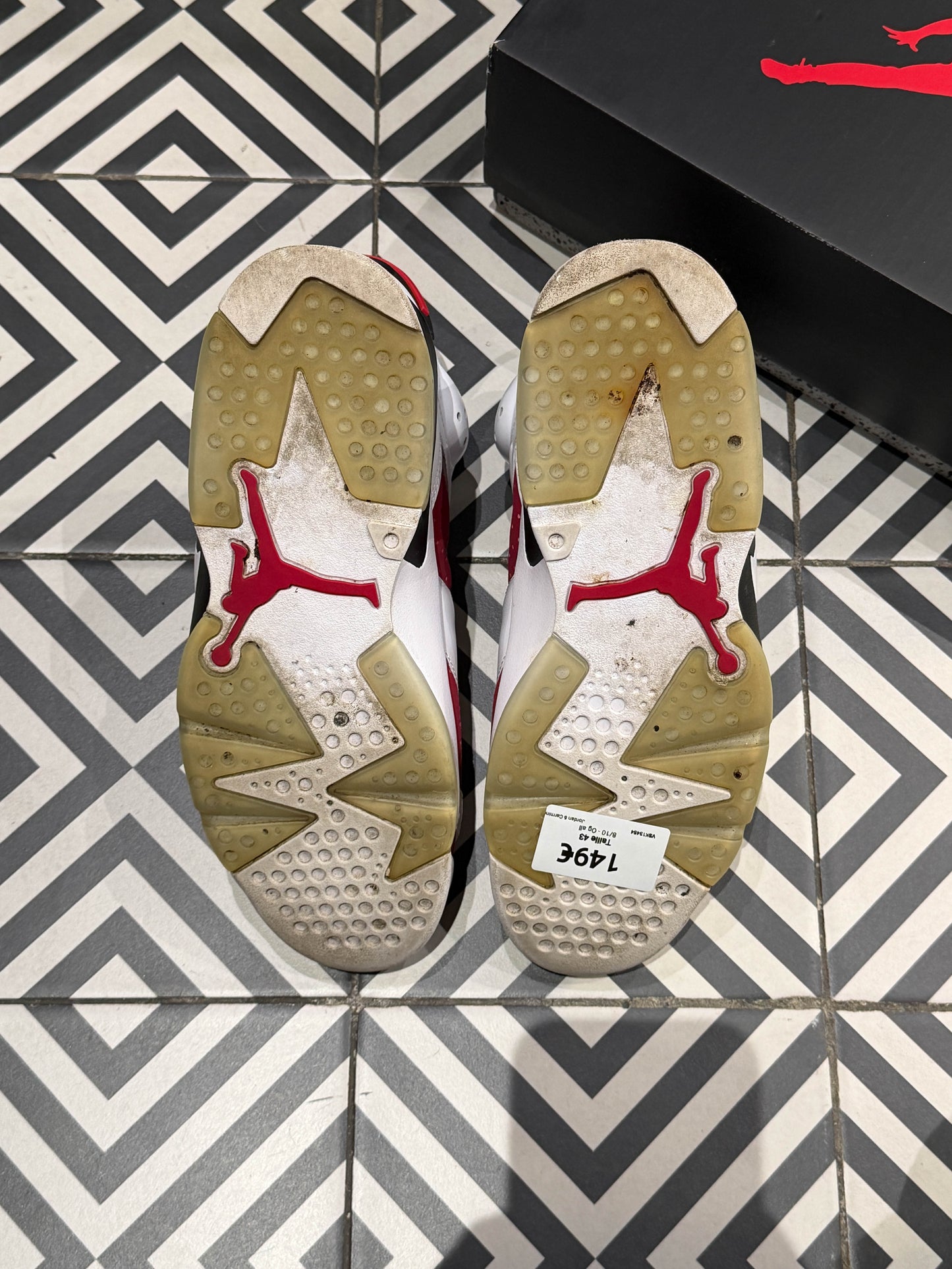 Jordan 6 Carmine (Taille 43)
