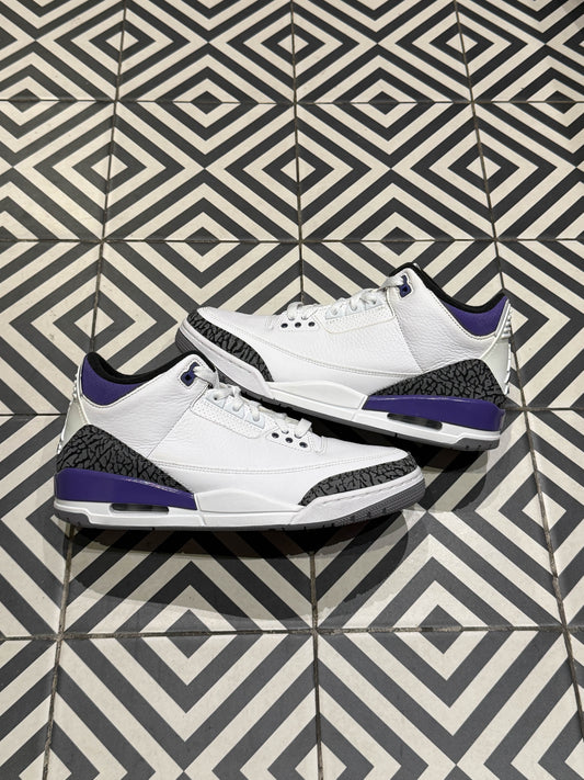 Jordan 3 Dark Iris (Taille 43)