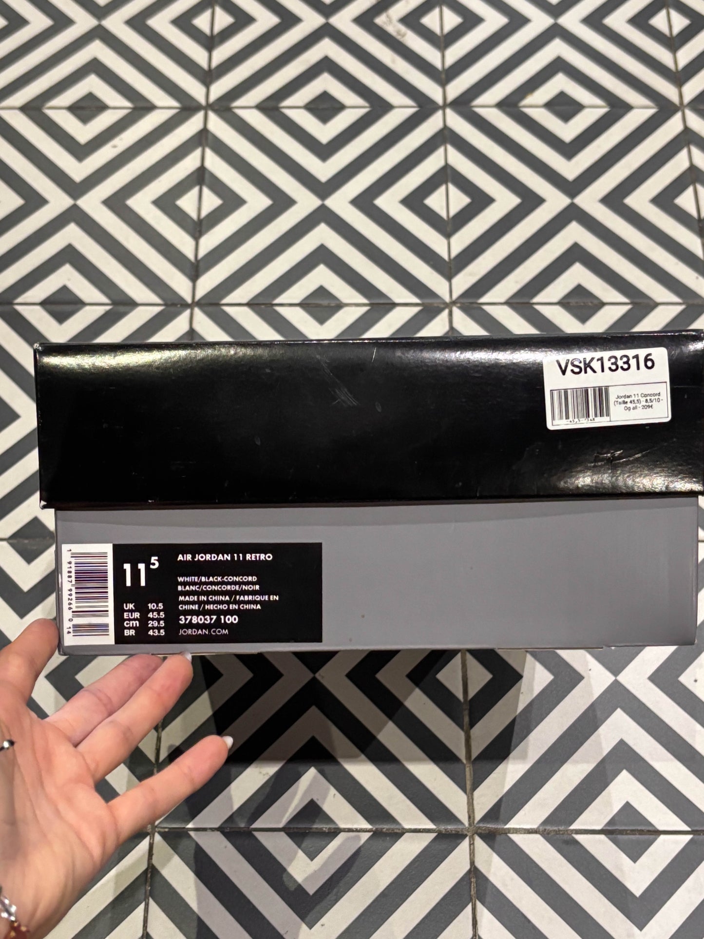 Jordan 11 Concord (Taille 45,5)