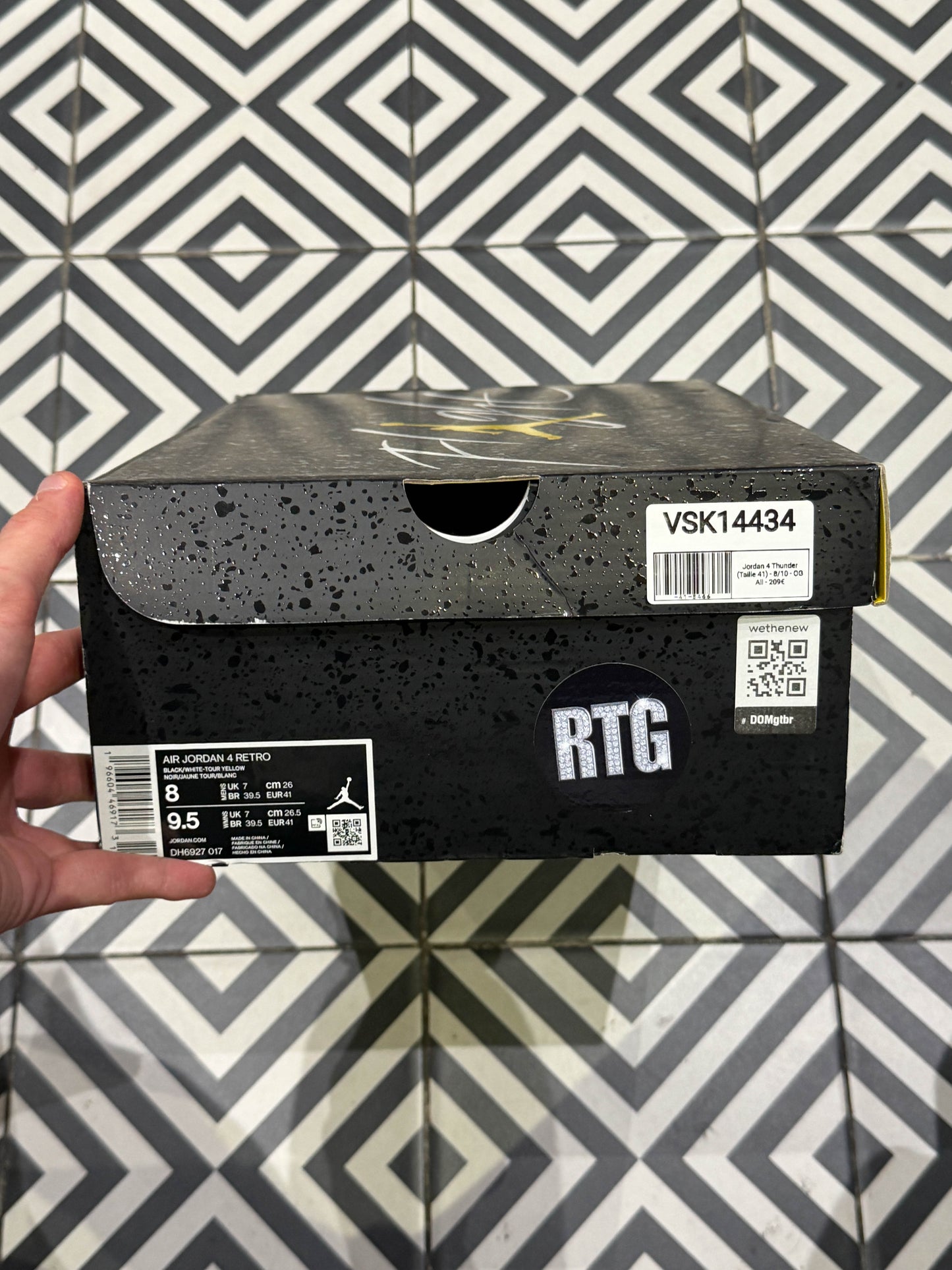 Jordan 4 Thunder (Taille 41)