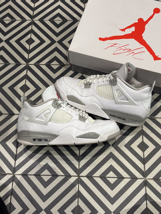 Jordan 4 White Oreo (Taille 47)