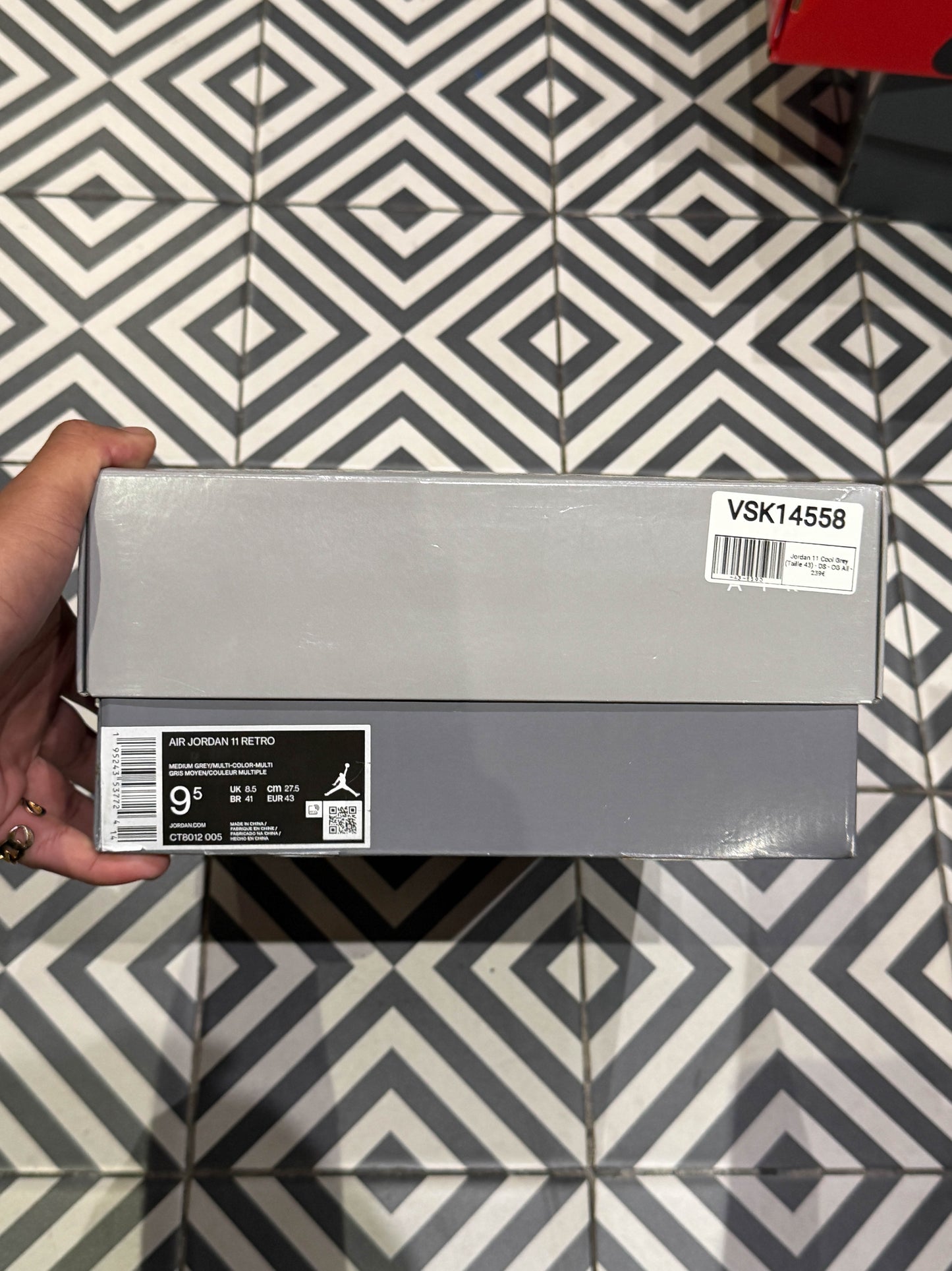 Jordan 11 Cool Grey (Taille 43)