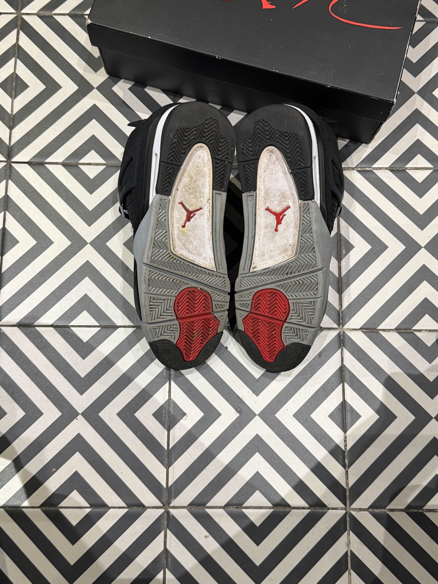 Jordan 4 Black Canvas (Taille 42,5)