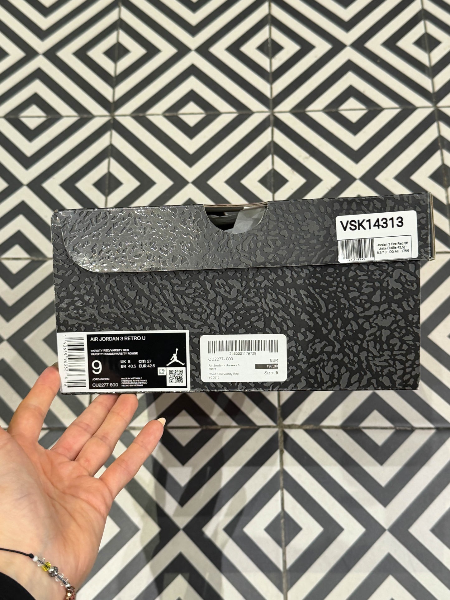 Jordan 3 Fire Red SE Unite (Taille 42,5)