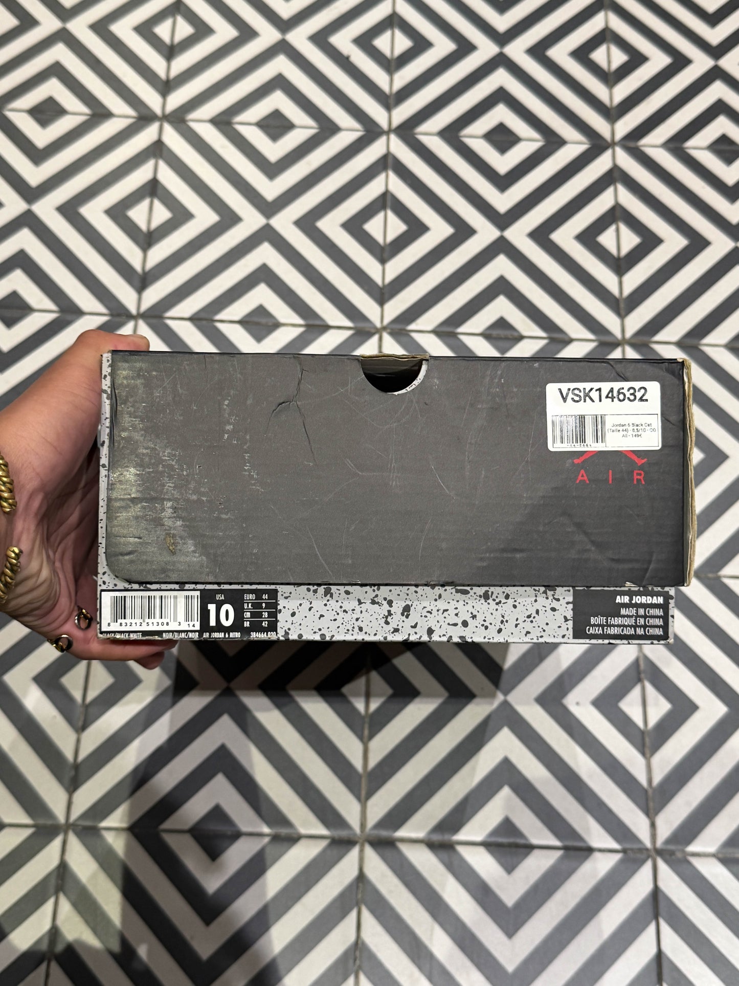 Jordan 6 Black Cat (Taille 44)