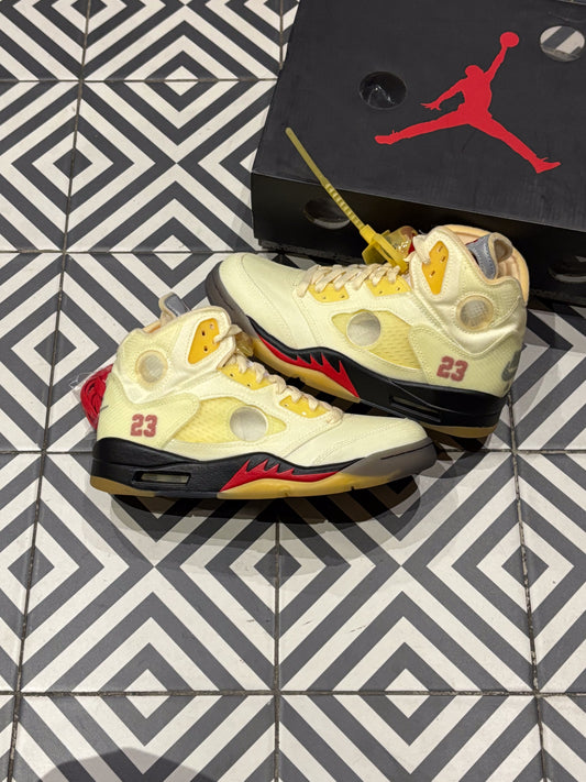 Jordan 5 Off-White Sail (42)