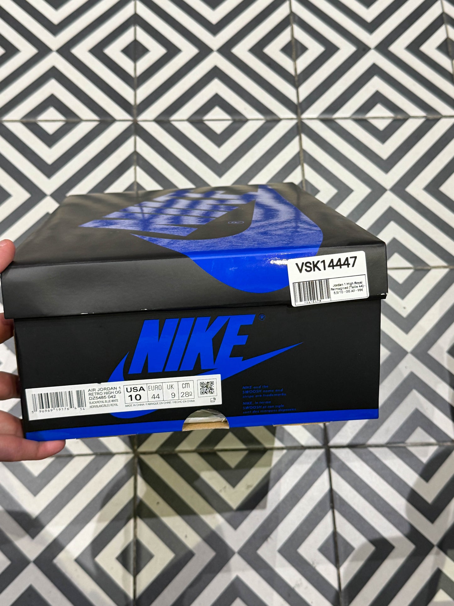 Jordan 1 High Royal Reimagined (Taille 44)