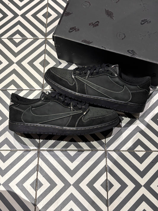 Jordan 1 Low Travis Scott Phantom Black (Taille 47,5)