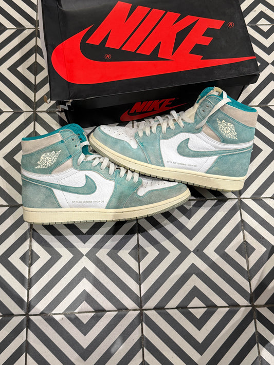 Jordan 1 High Turbo green (Taille 45)