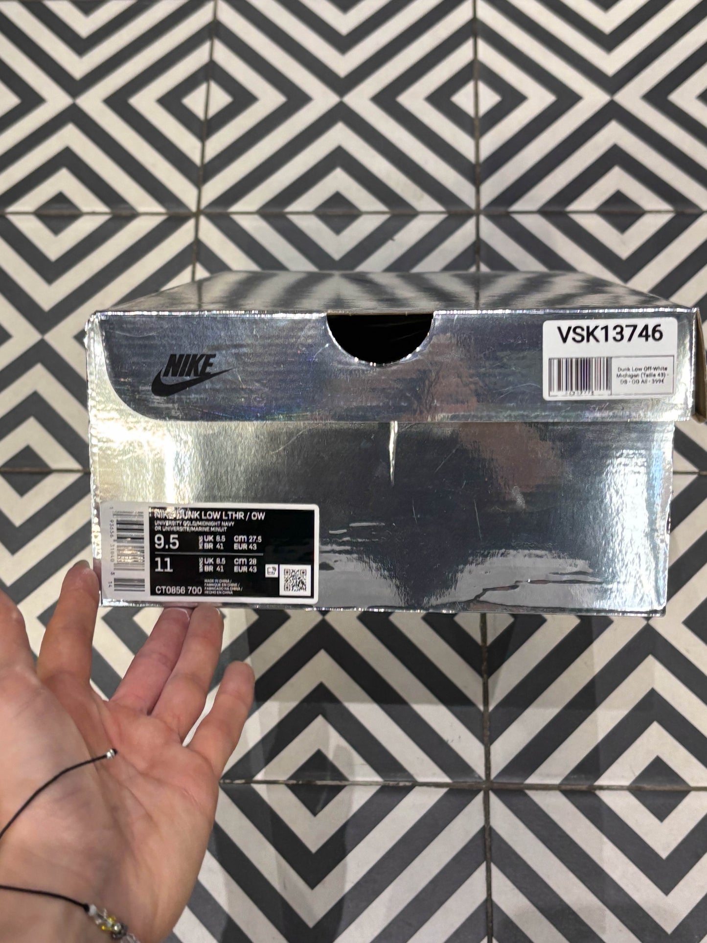 Dunk Low Off-White Michigan (Taille 43)