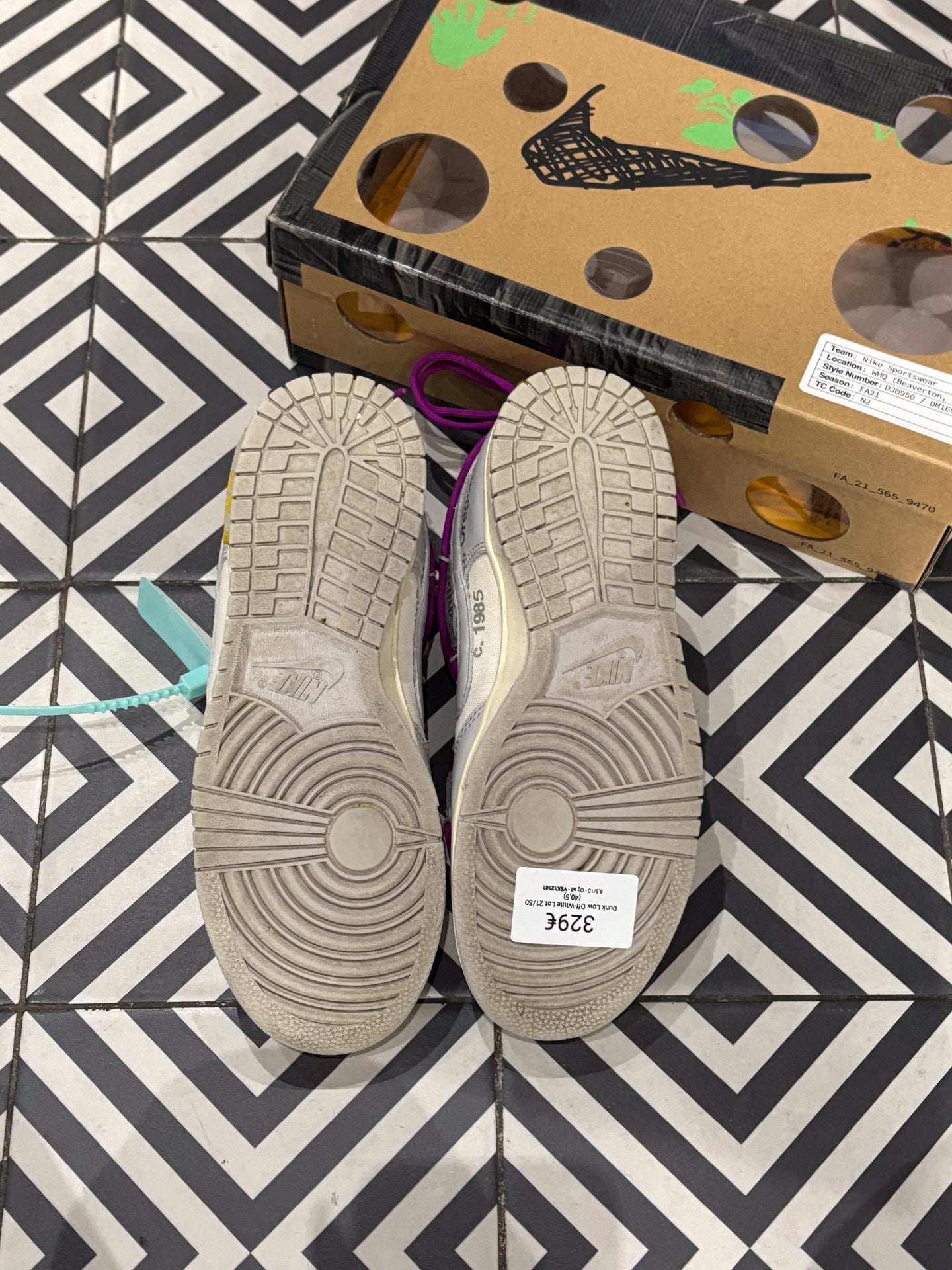 Dunk Low Off-White Lot 21/50 (40,5)