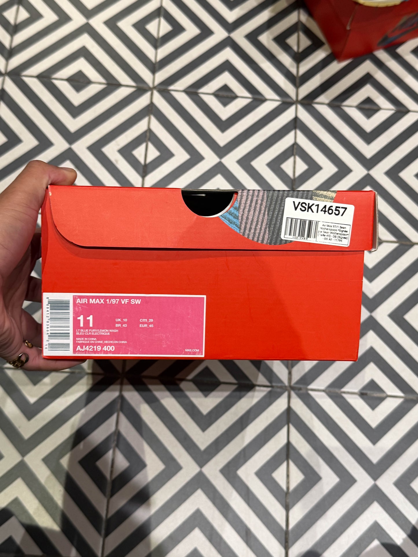 Air Max 97/1 Sean Wotherspoon *Signée par Sean Wotherspoon* (Taille 45)