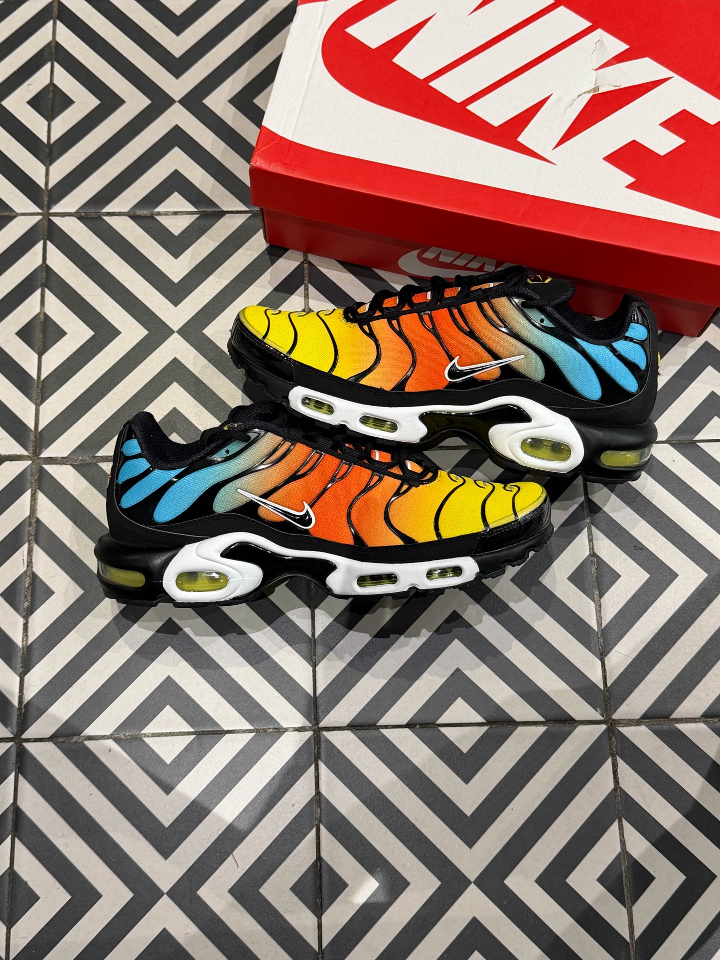 AIr Max Plus (TN) Baltic Blue Safety Orange (Taille 44,5)