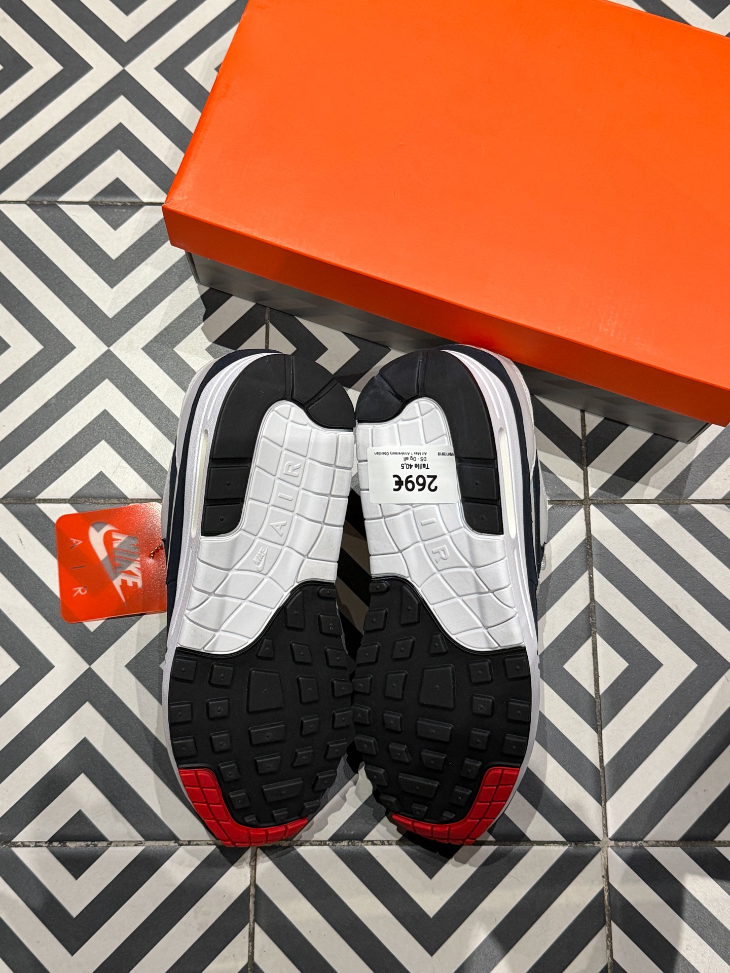 Air Max 1 Anniversary Obsidian (Taille 40,5)