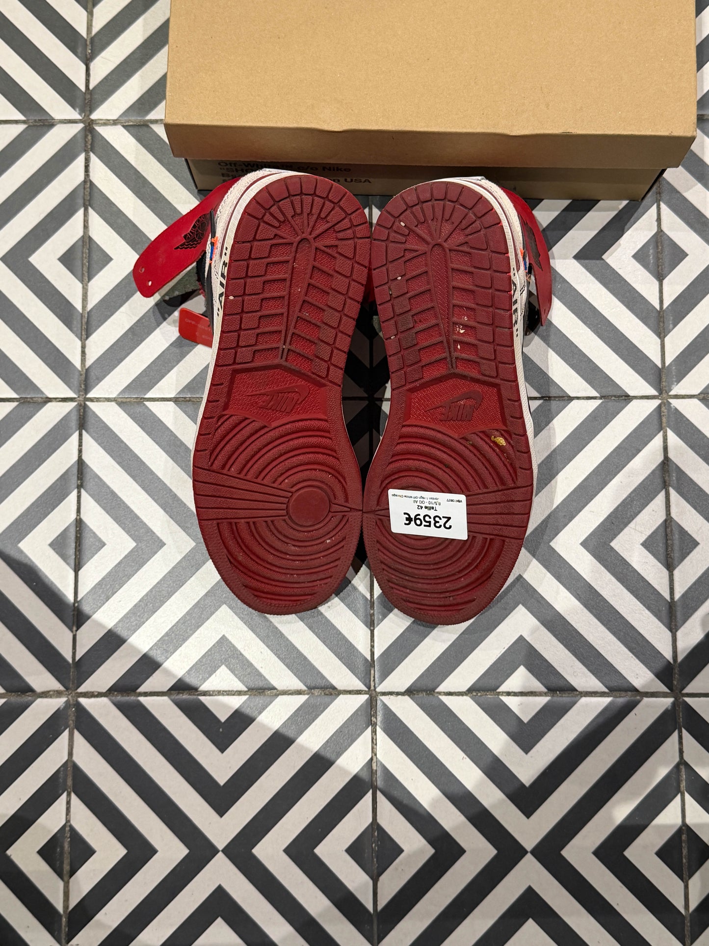 Jordan 1 High Off-White Chicago (Taille 42)