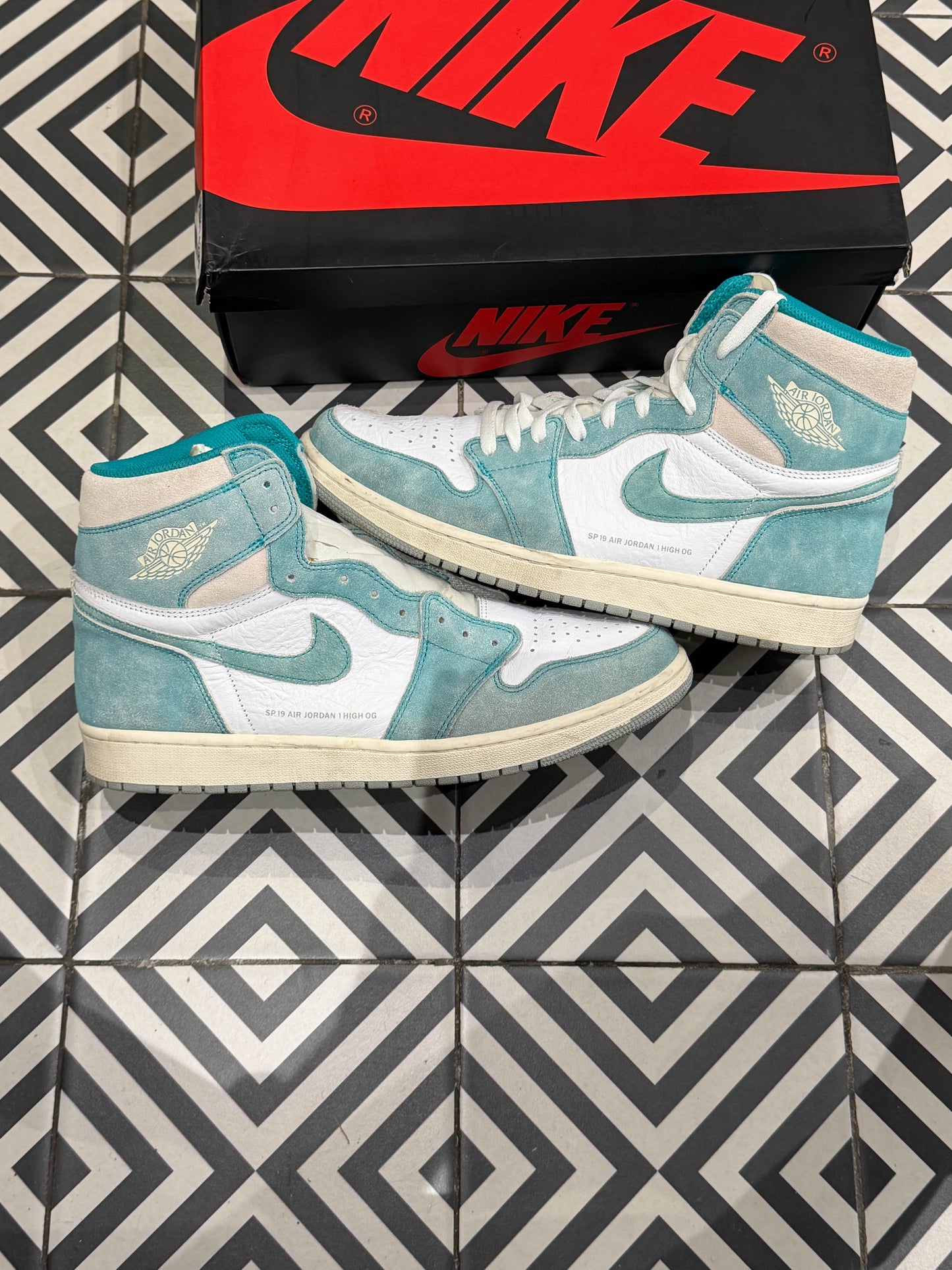 Jordan 1 High Turbo Green (Taille 47)