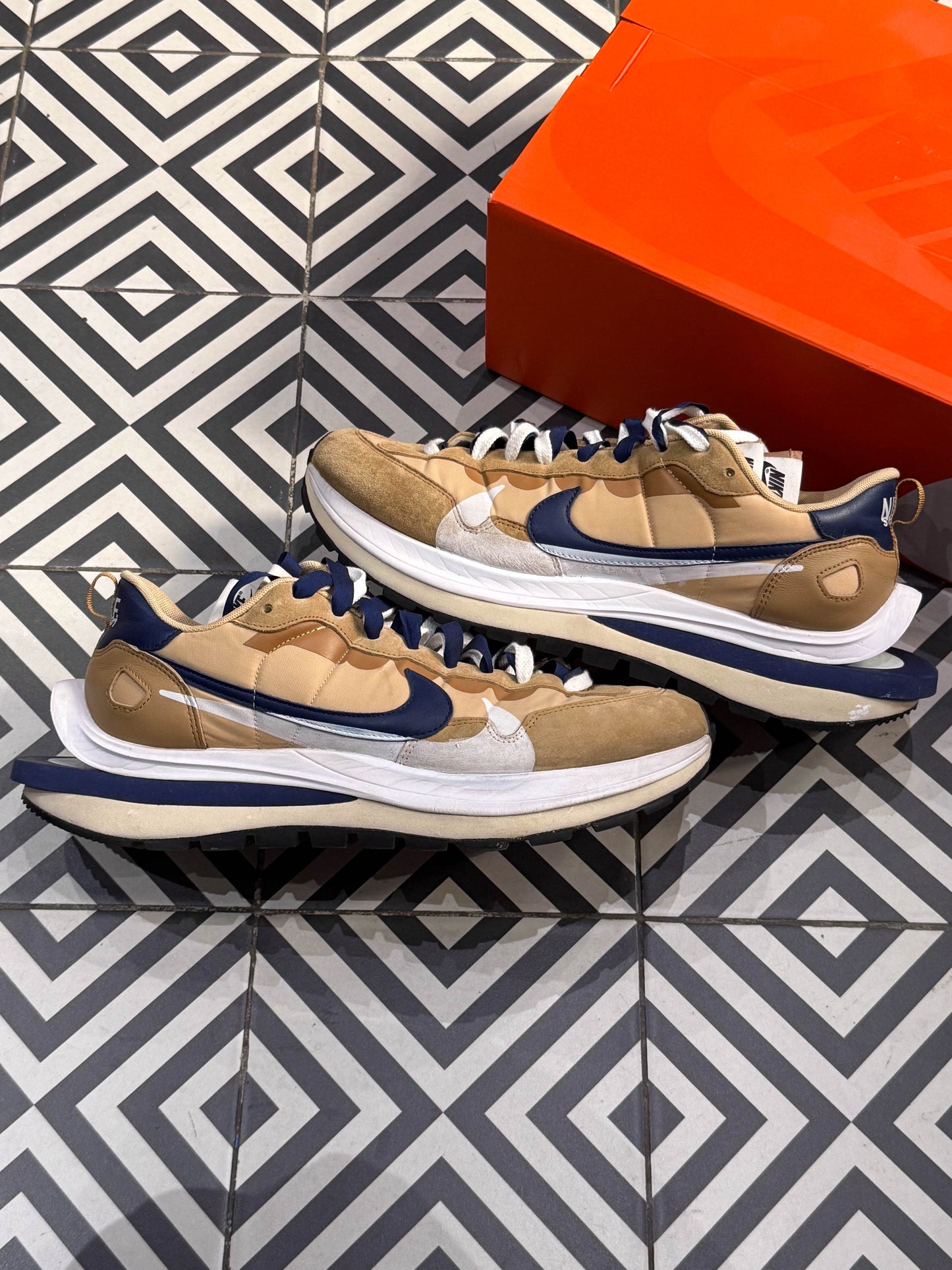 Sacai Vaporwaffle Sesame blue Void (Taille 47,5)