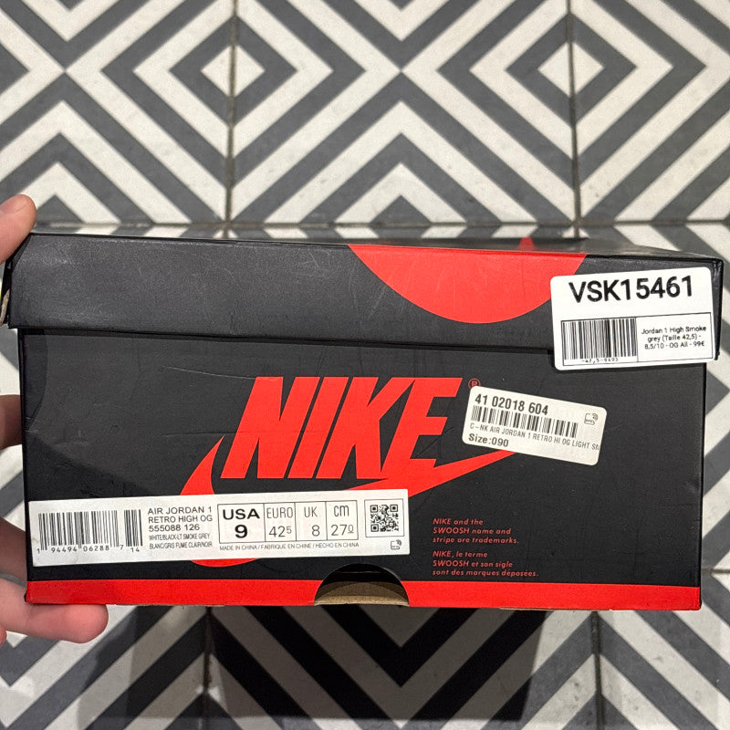Jordan 1 High Smoke grey (Taille 42,5)