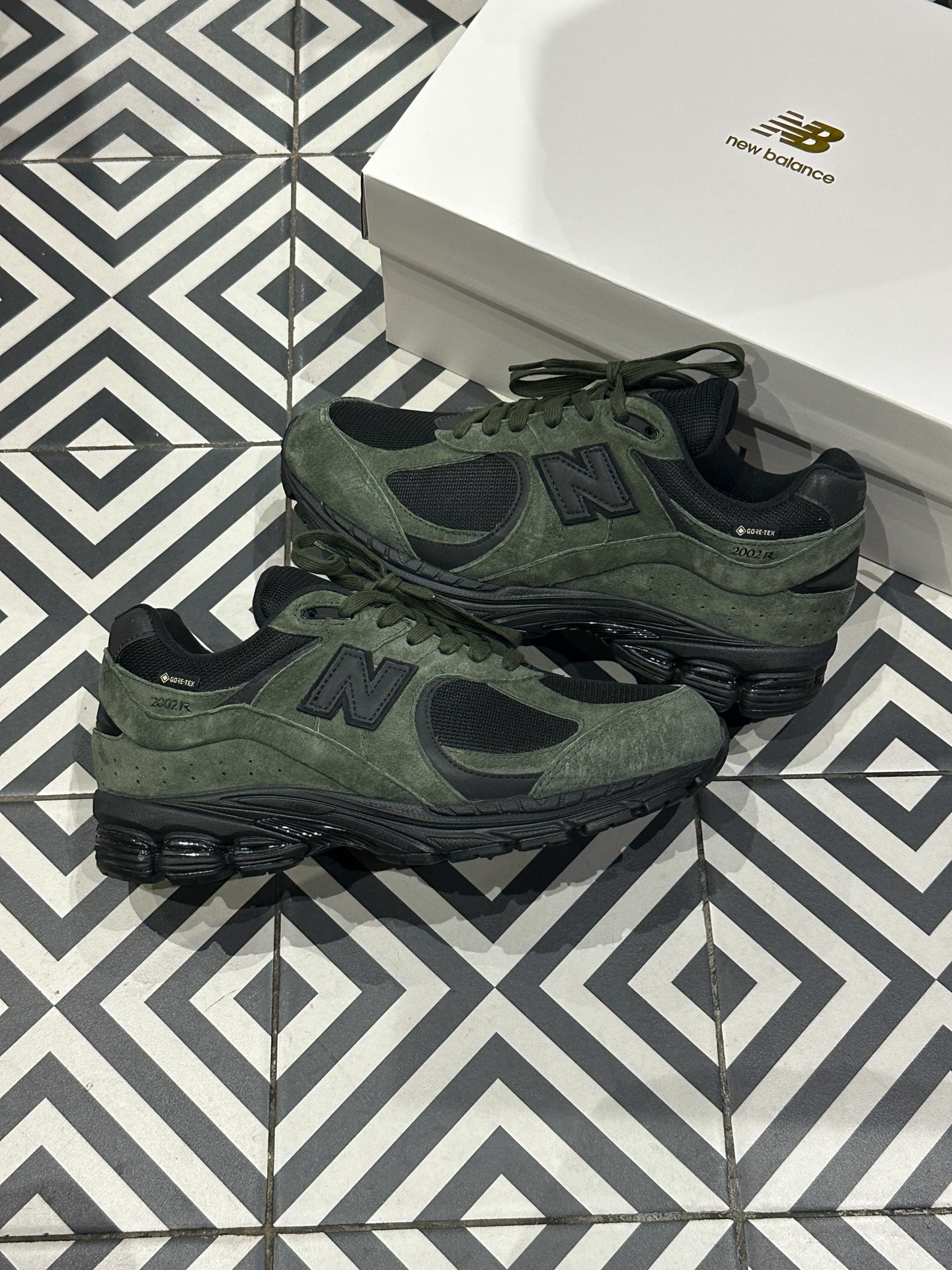 New Balance 2002R Gore Tex JJJJound Green (Taille 41,5)