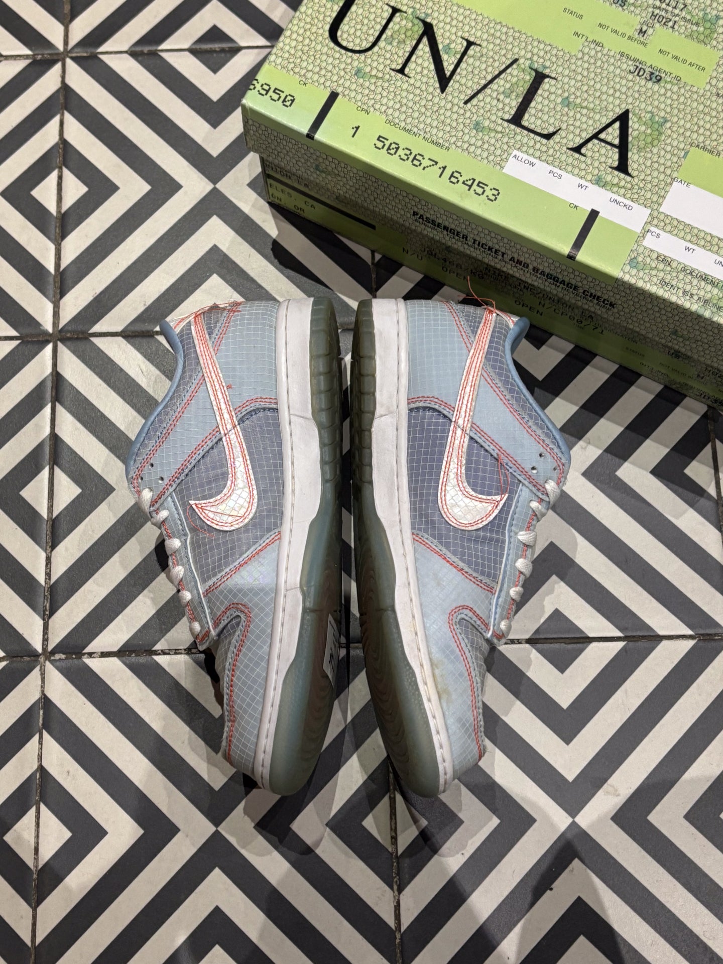 Dunk low Union Argon (Taille 41)