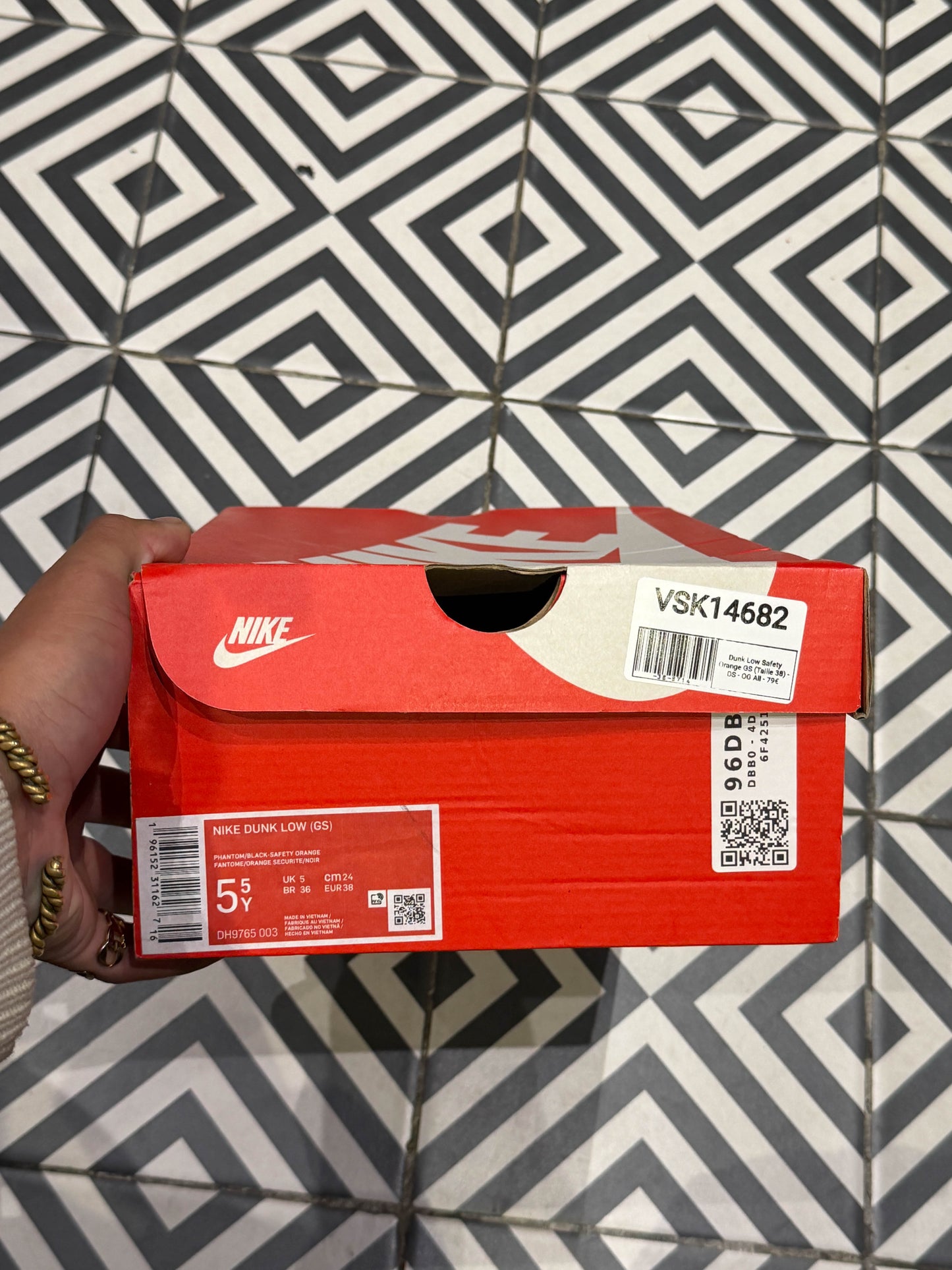 Dunk Low Safety Orange GS (Taille 38)