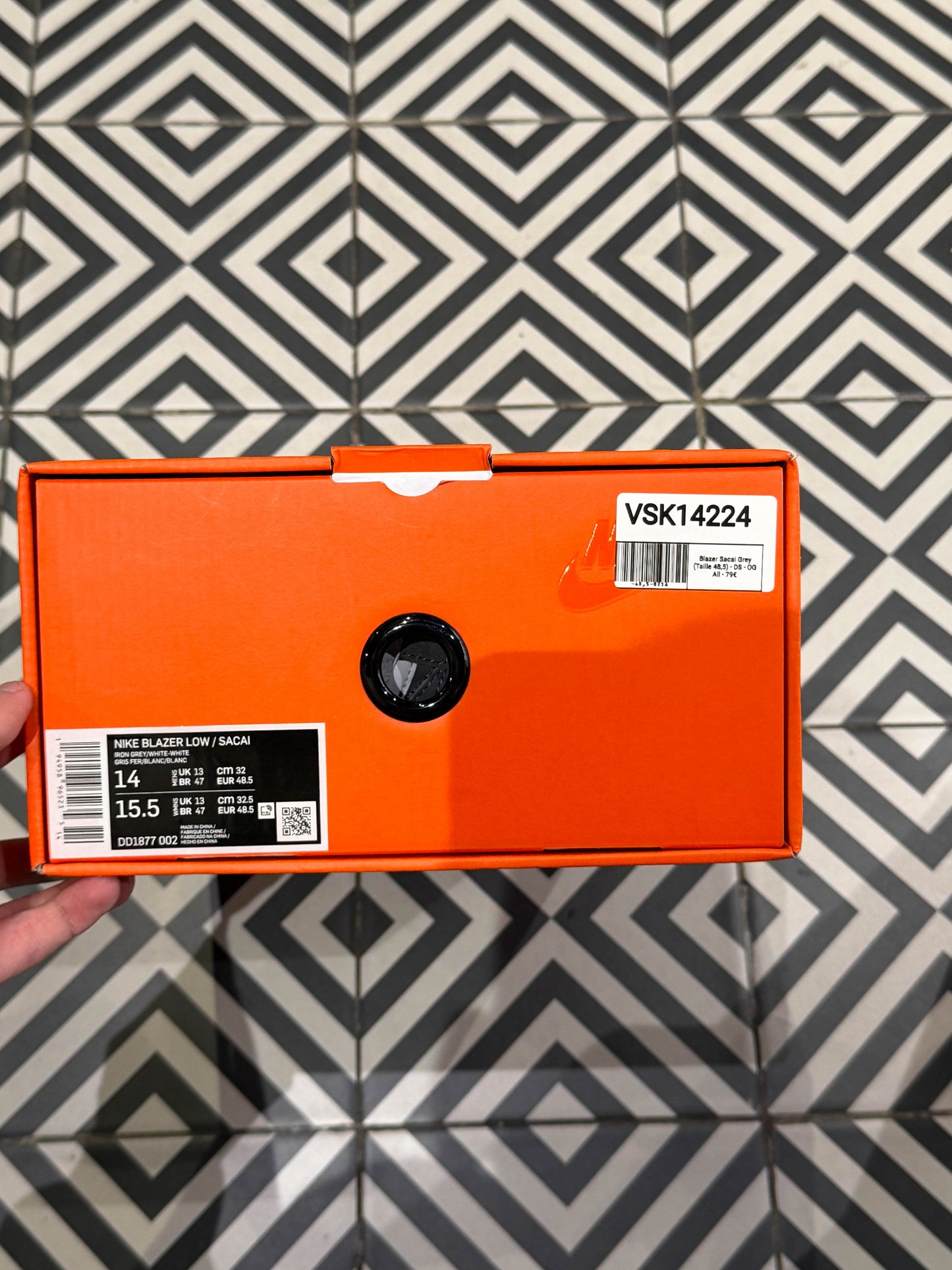 Blazer Sacai Grey (Taille 48,5)