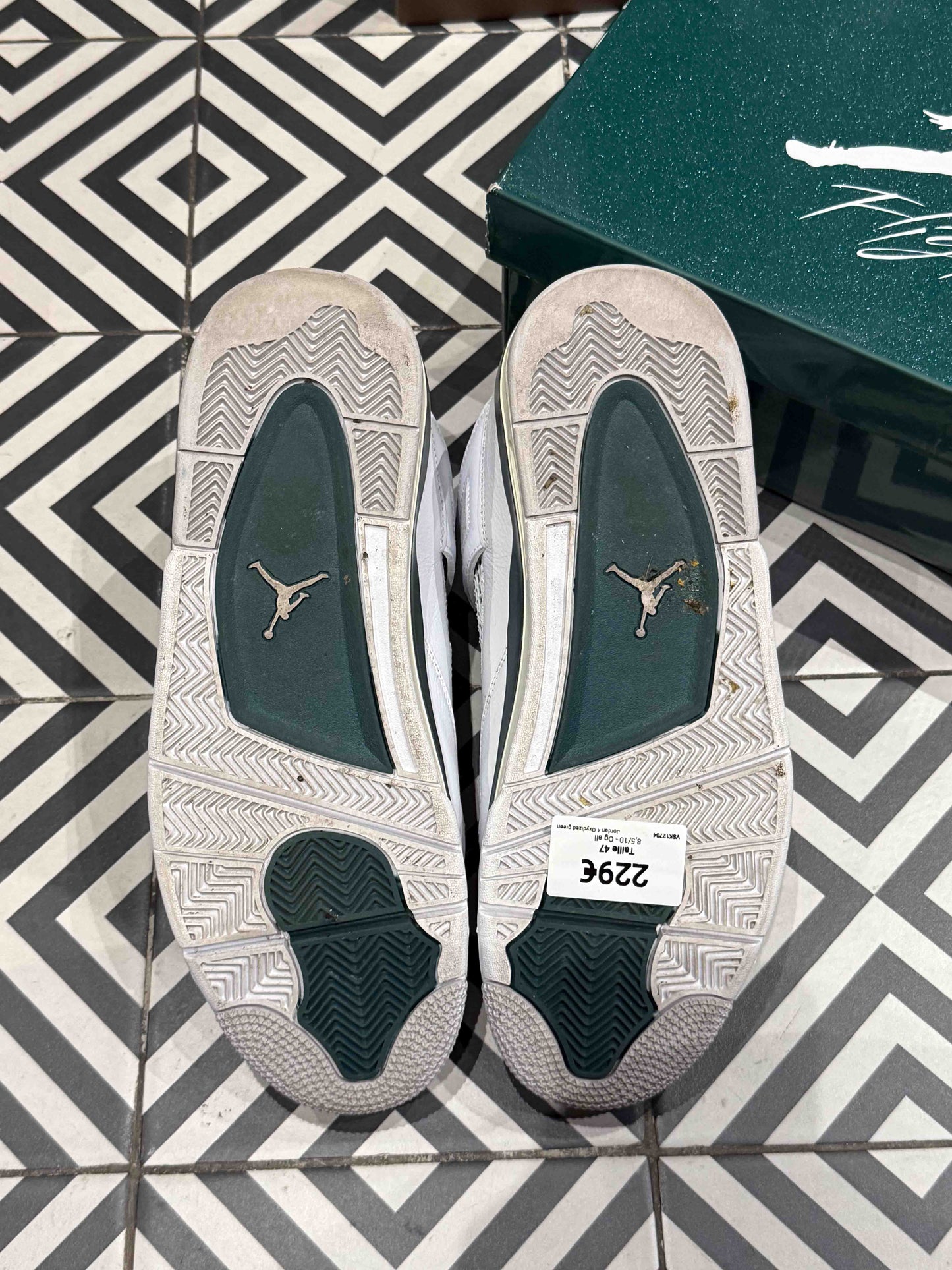 Jordan 4 Oxydized green (Taille 47)