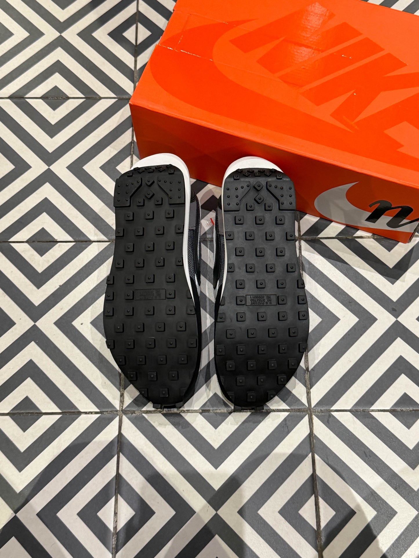 Sacai LD Waffle Nylon Black (Taille 37,5)