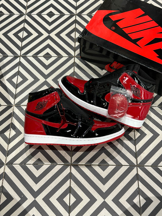 Jordan 1 High Patent Bred (Taille 40)