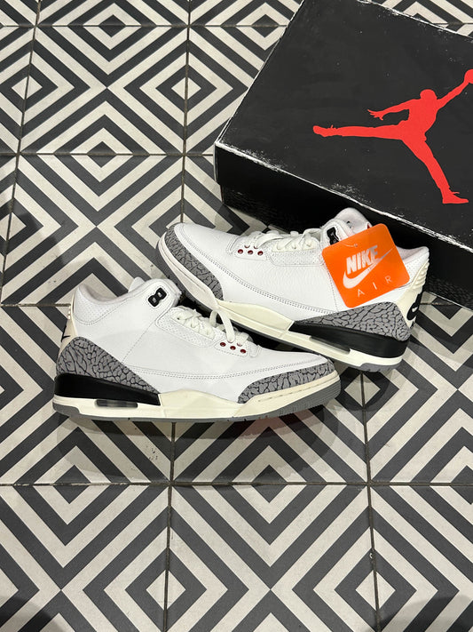 Jordan 3 White Cement Reimagined (Taille 42)