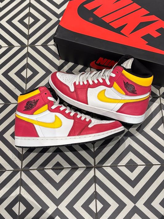 Jordan 1 high Fusion Red (Taille 44)
