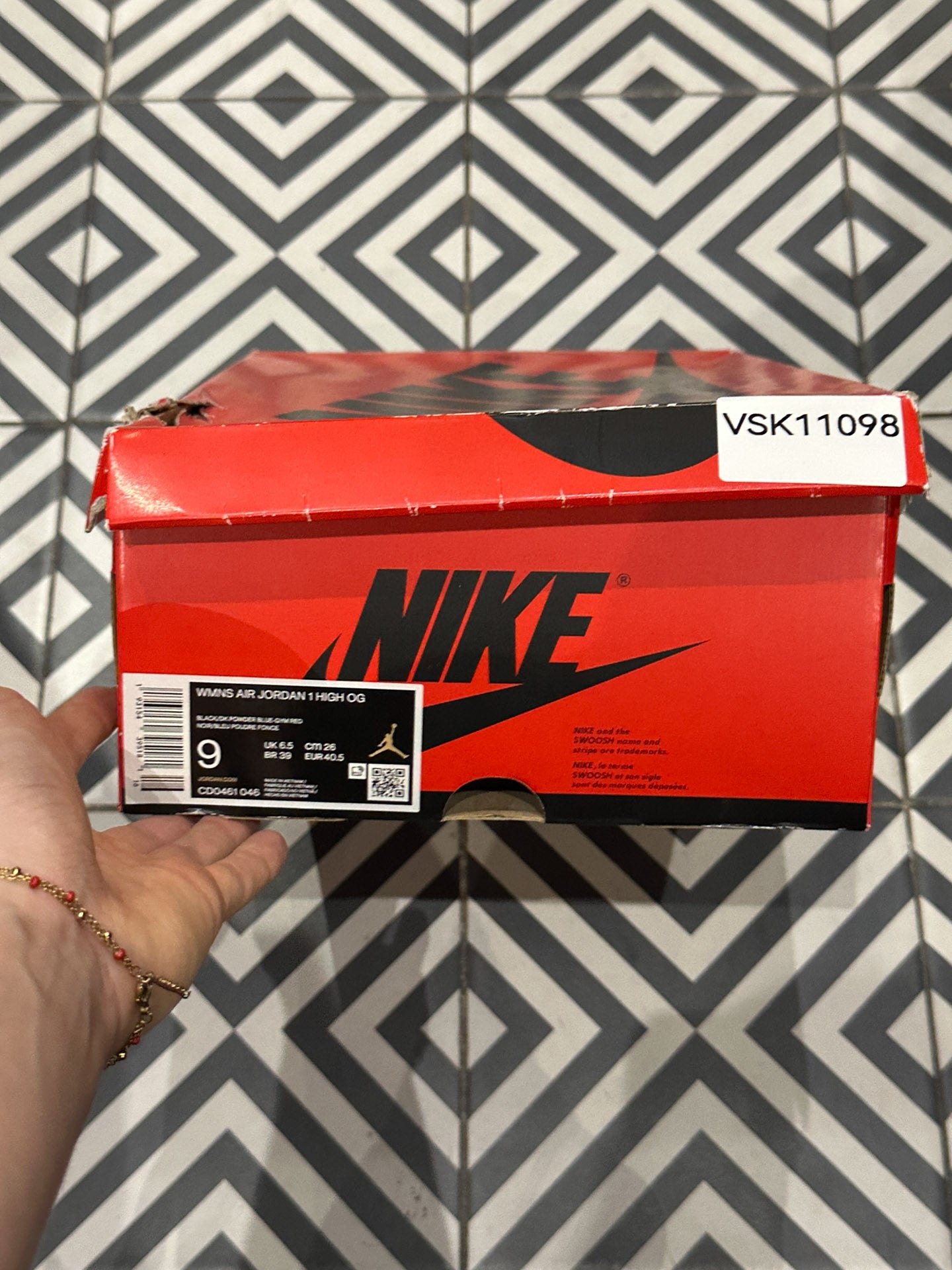 Jordan 1 High Unc To Chicago (Taille 40,5)