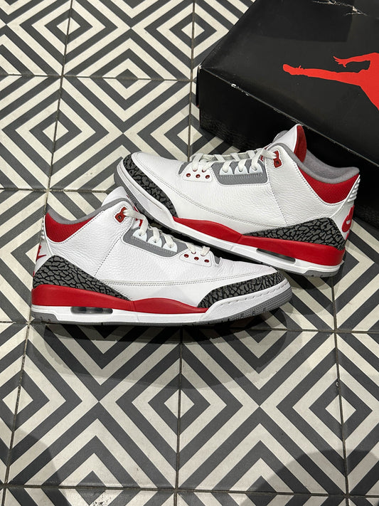 Jordan 3 Fire Red (Taille 47,5)