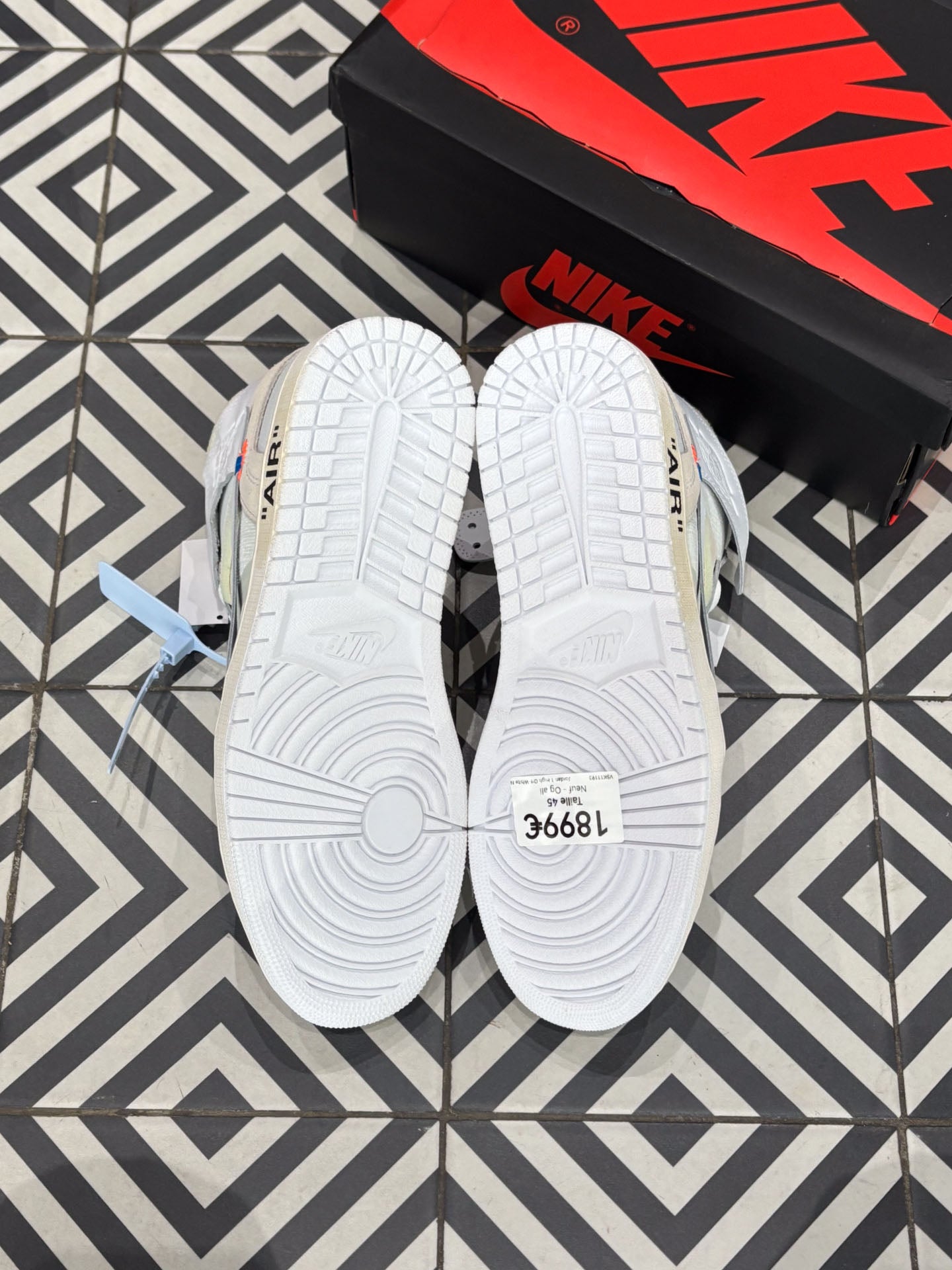 Jordan 1 High Off-White NRG (Taille 45)