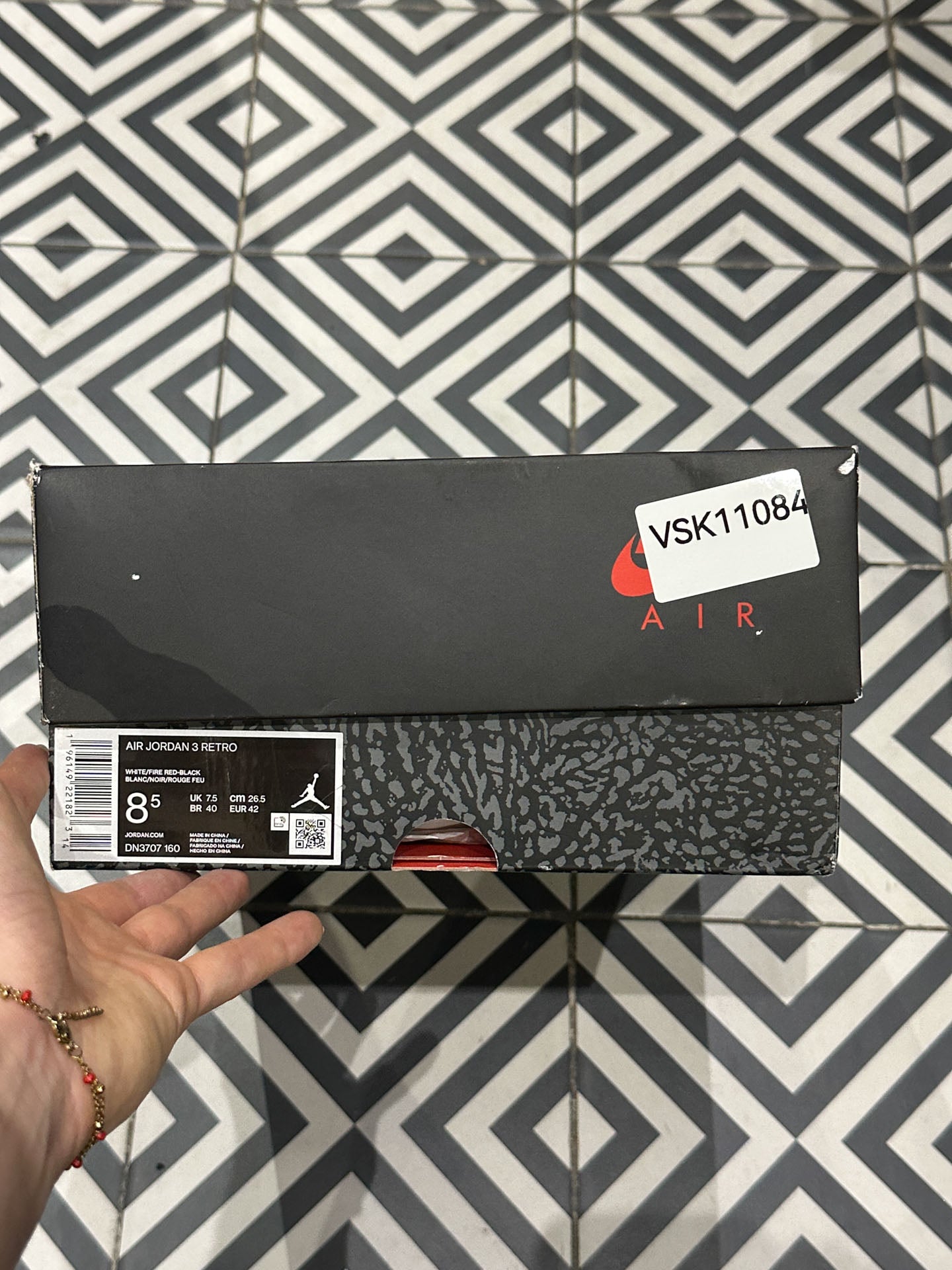 Jordan 3 Fire Red (Taille 42)