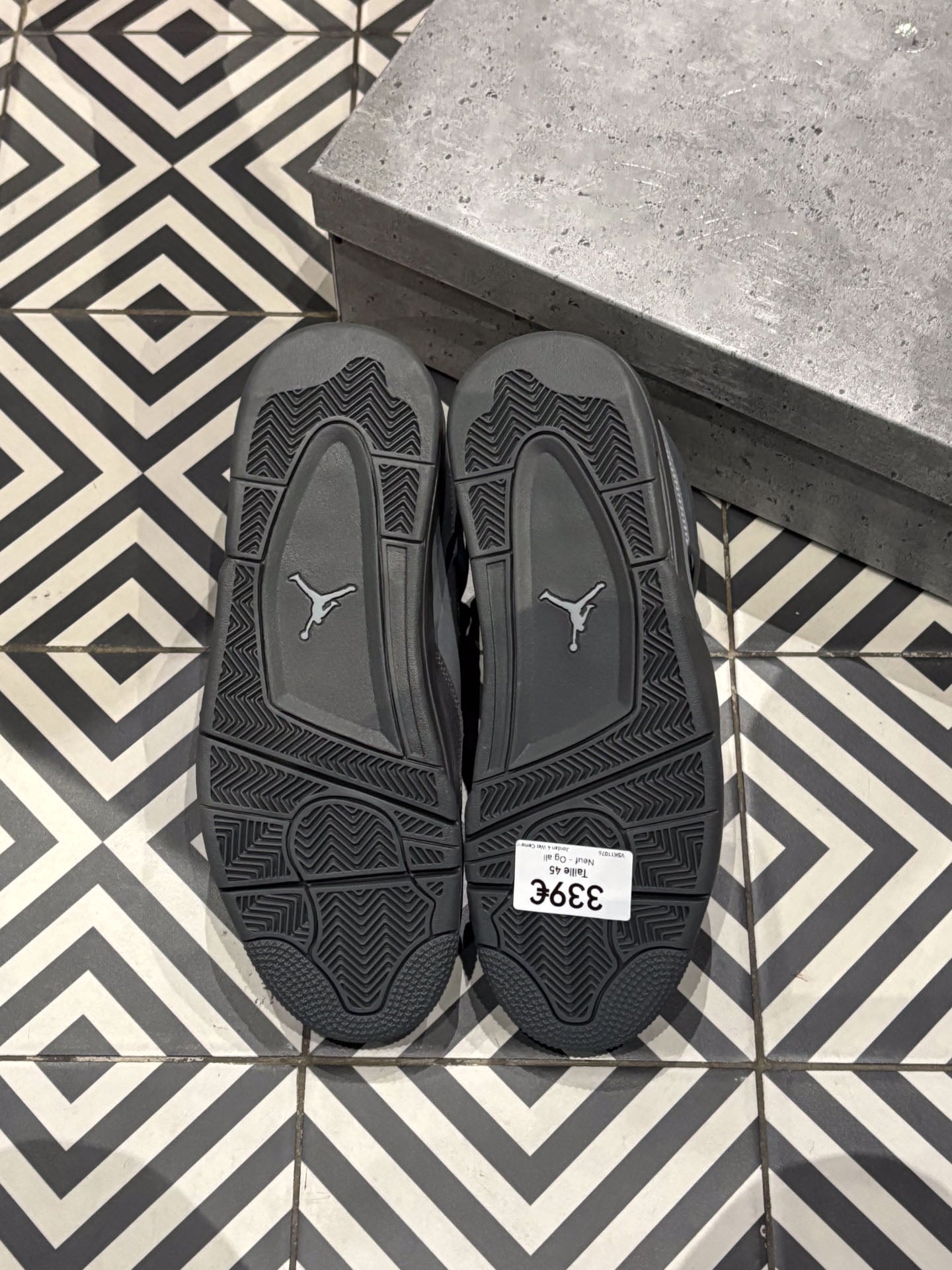 Jordan 4 Wet Cement (Taille 45)