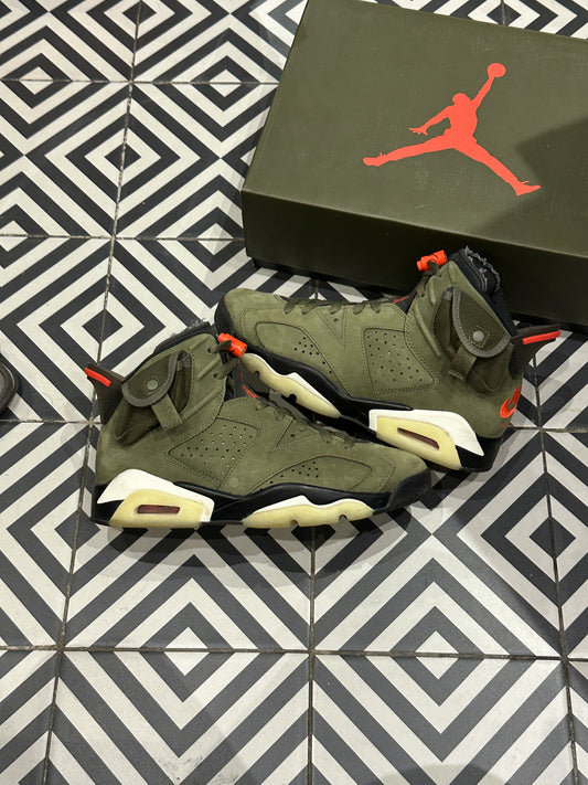 Jordan 6 Travis Scott Olive (Taille 40)