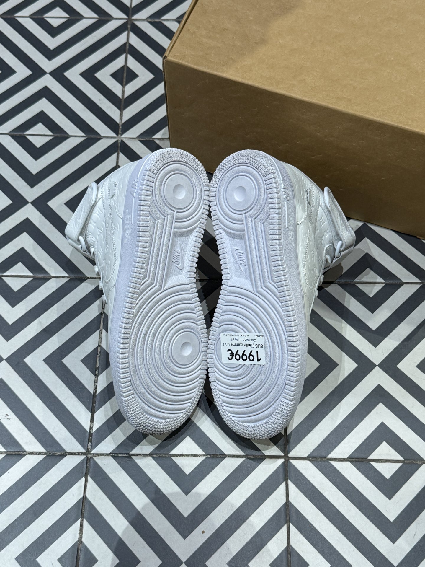 Air Force 1 Mid Louis Vuitton White (Taille 8US (Taille comme un 41,5))
