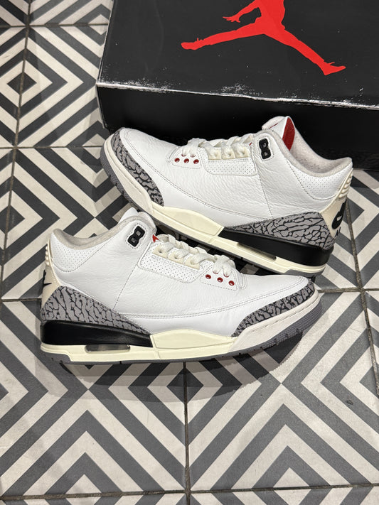 Jordan 3 White Cement Reimagined (Taille 41)