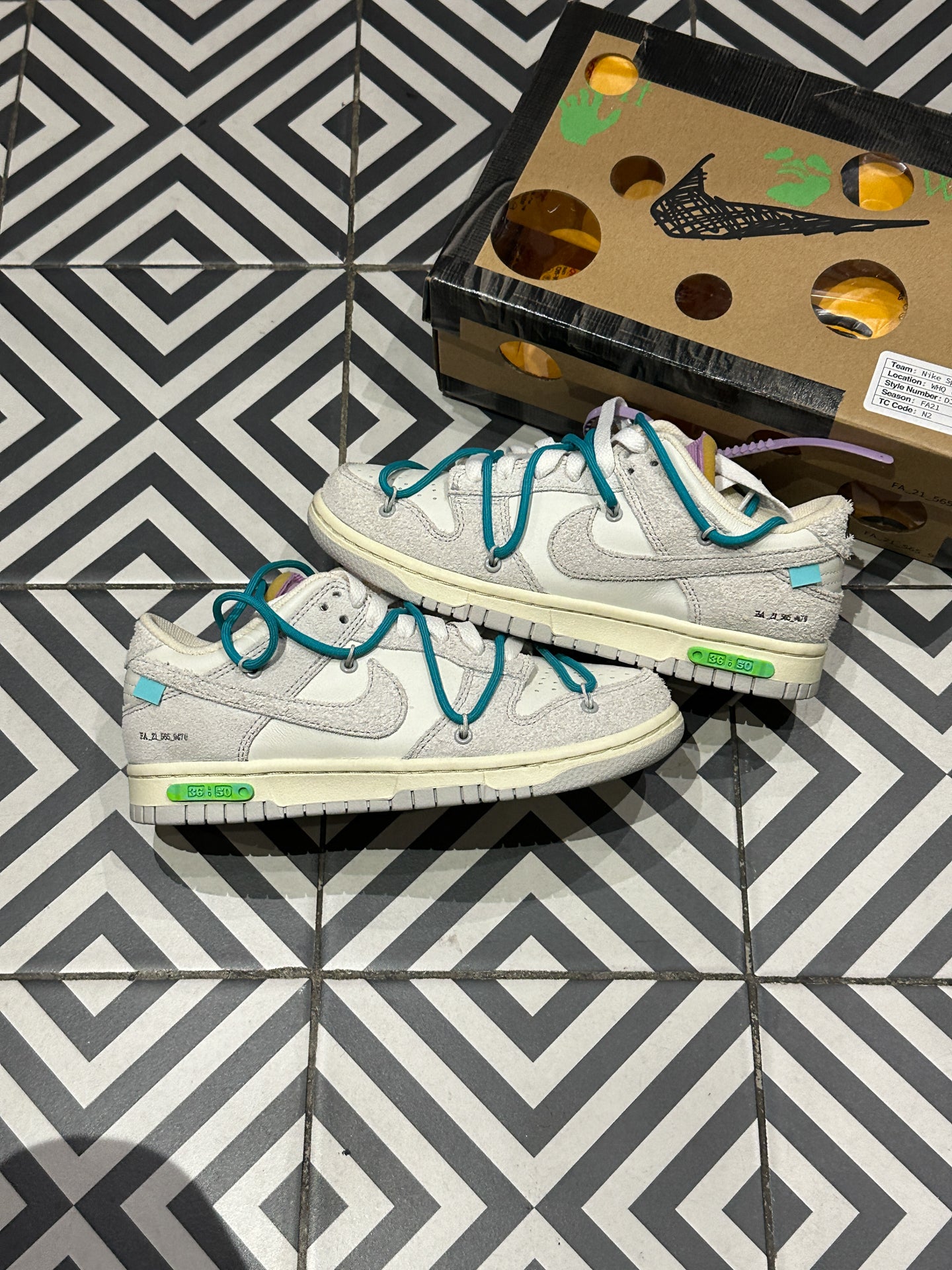 Dunk Low Off-White Lot 36/50 (Taille 38)