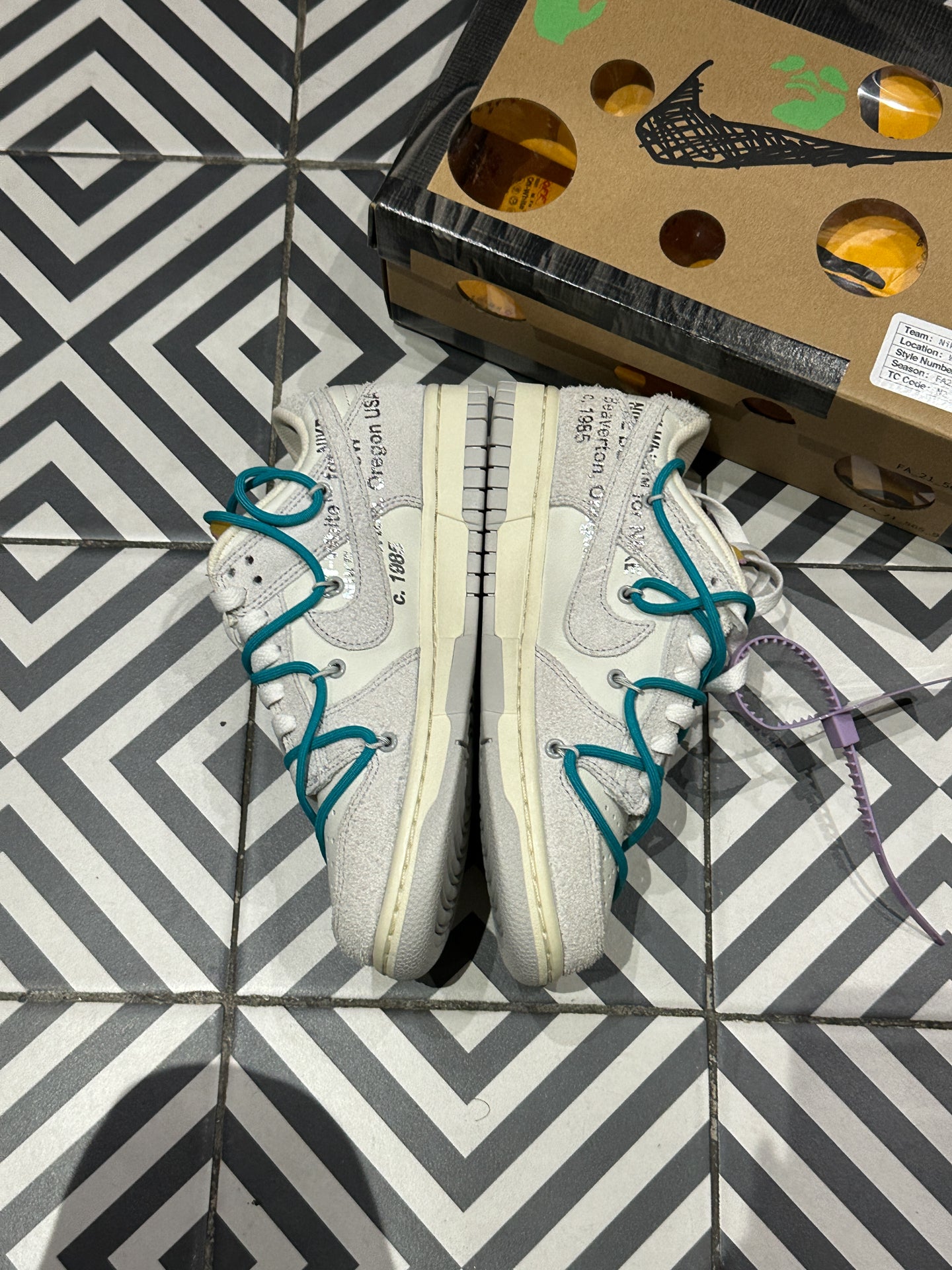 Dunk Low Off-White Lot 36/50 (Taille 38)