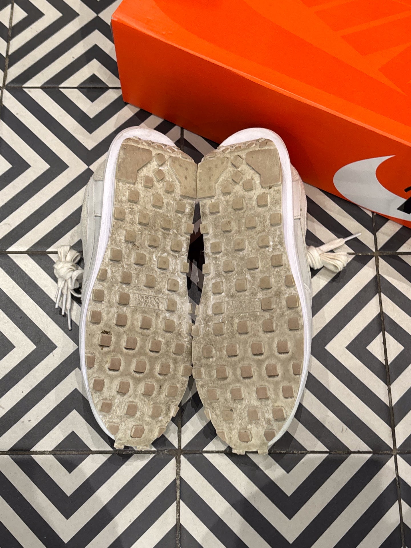 Sacai LD Waffle Nylon White (Taille 43)
